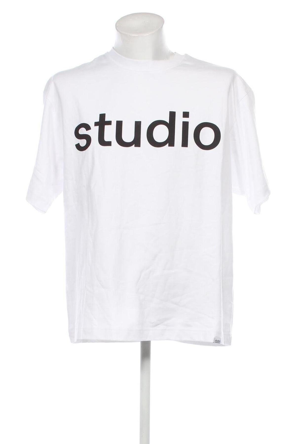 Ανδρικό t-shirt Seidensticker, Μέγεθος L, Χρώμα Λευκό, Τιμή 11,19 €