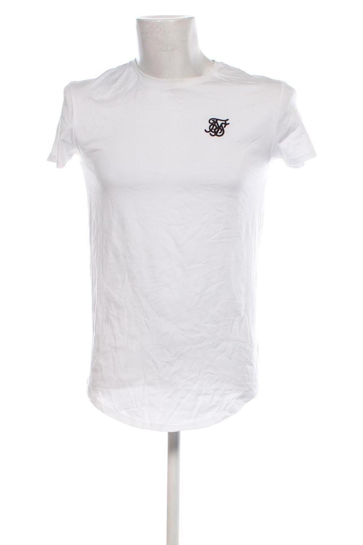 Męski T-shirt SikSilk, Rozmiar M, Kolor Biały, Cena 99,16 zł