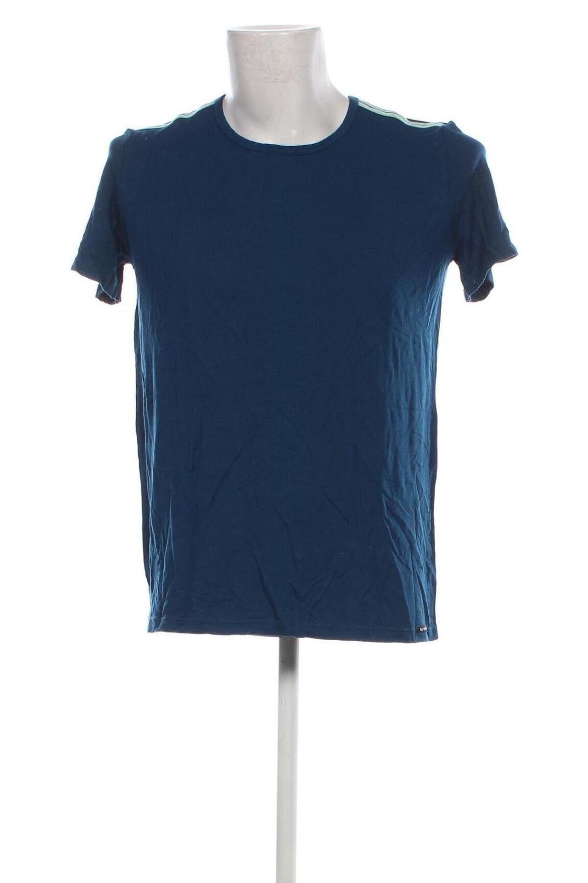 Herren T-Shirt Skiny, Größe L, Farbe Blau, Preis 16,91 €