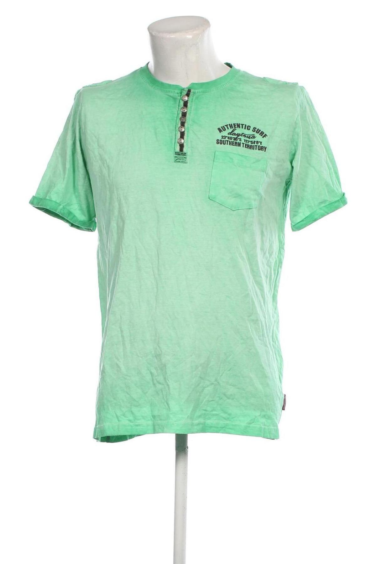 Мъжка тениска Southern Territory, Размер L, Цвят Зелен, Цена 12,35 лв.