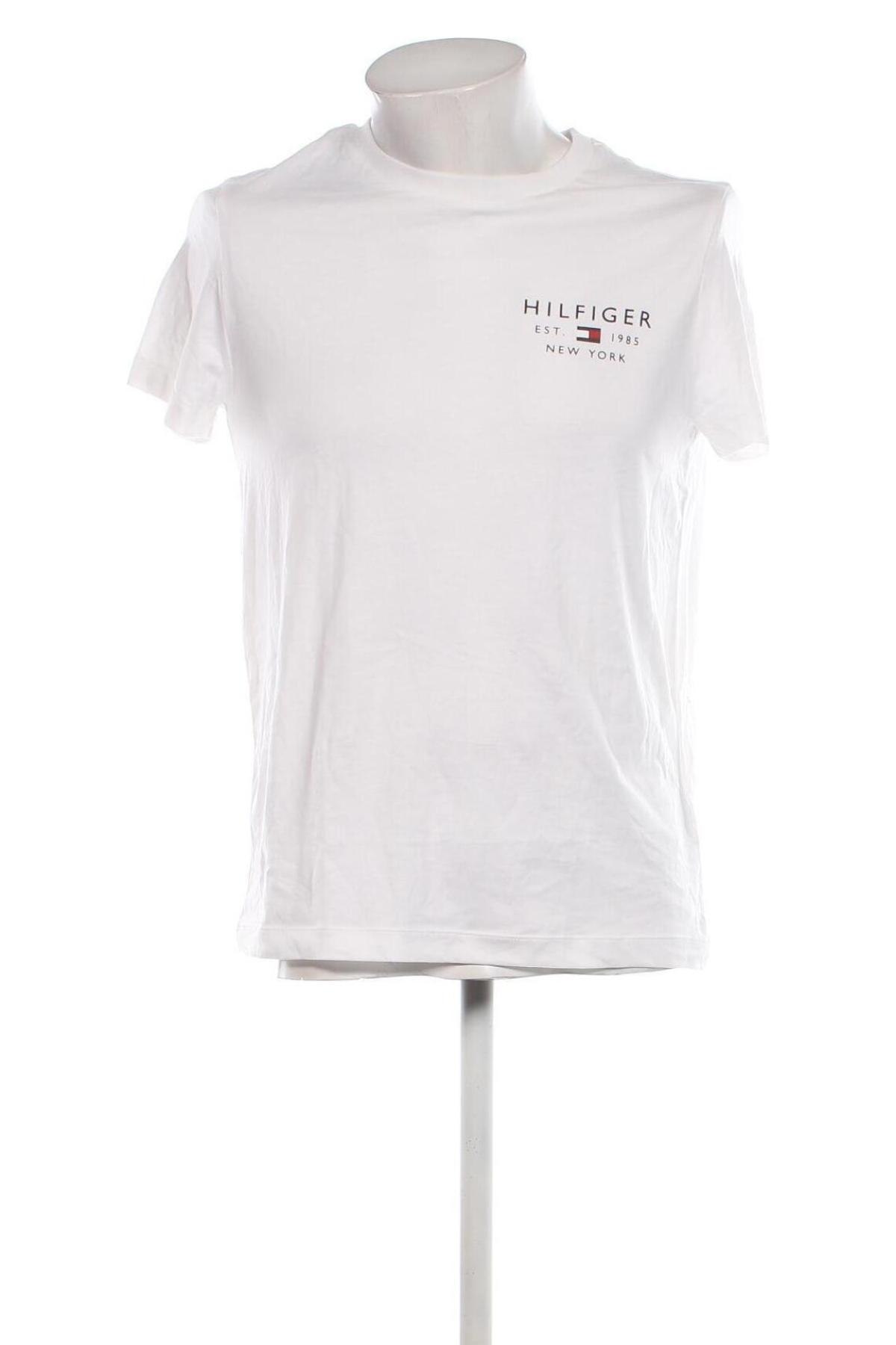 Męski T-shirt Tommy Hilfiger, Rozmiar M, Kolor Biały, Cena 205,24 zł