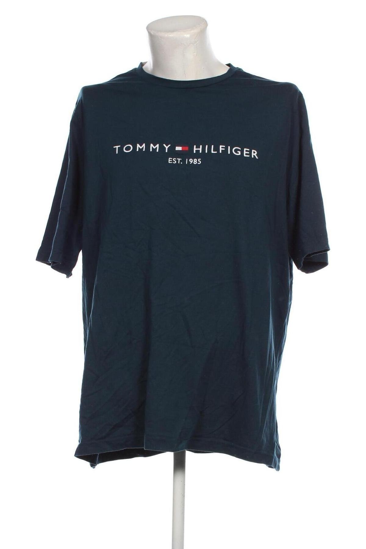 Ανδρικό t-shirt Tommy Hilfiger, Μέγεθος 3XL, Χρώμα Πράσινο, Τιμή 21,03 €