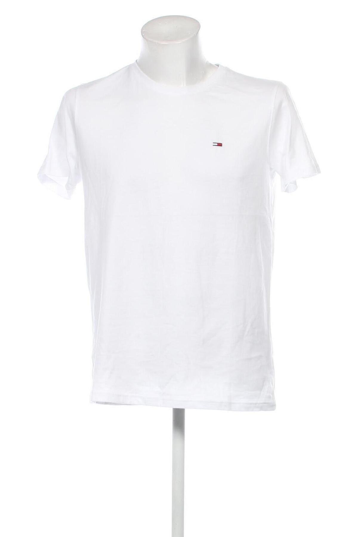 Herren T-Shirt Tommy Jeans, Größe L, Farbe Weiß, Preis € 39,69