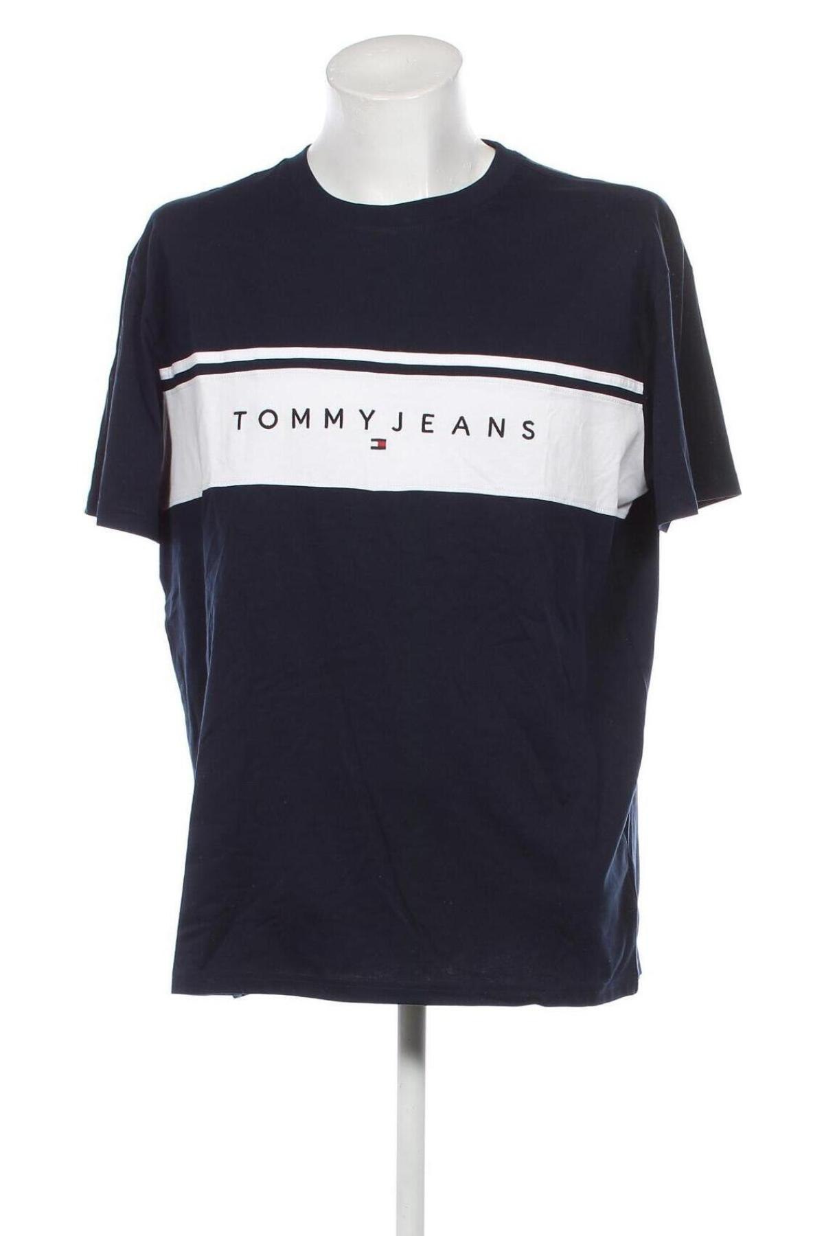 Pánské tričko  Tommy Jeans, Velikost XXL, Barva Modrá, Cena  1 116,00 Kč