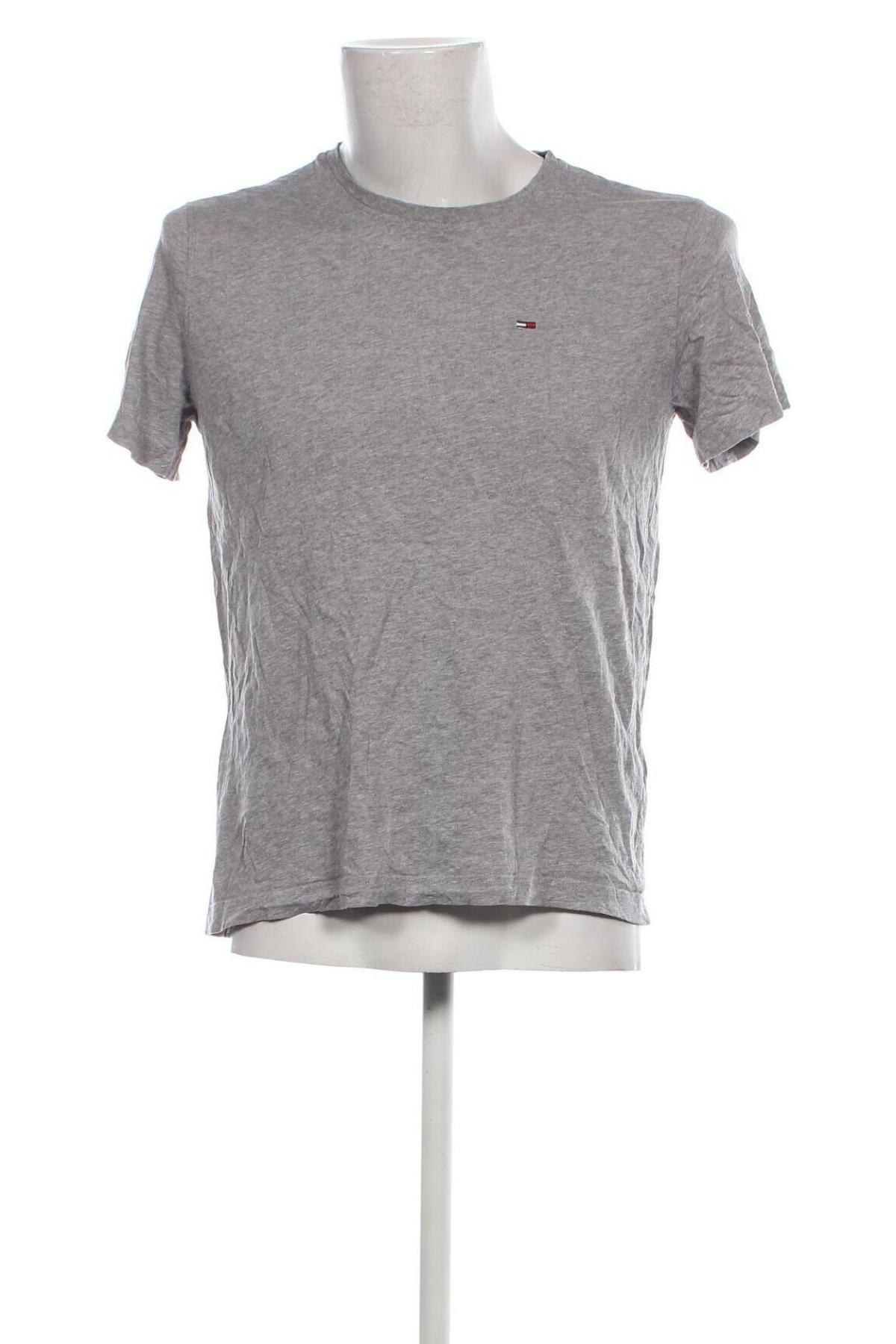 Herren T-Shirt Tommy Jeans, Größe M, Farbe Grau, Preis 21,29 €