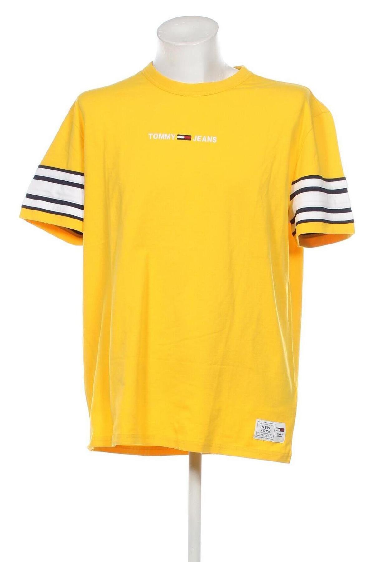 Herren T-Shirt Tommy Jeans, Größe XXL, Farbe Gelb, Preis € 39,69