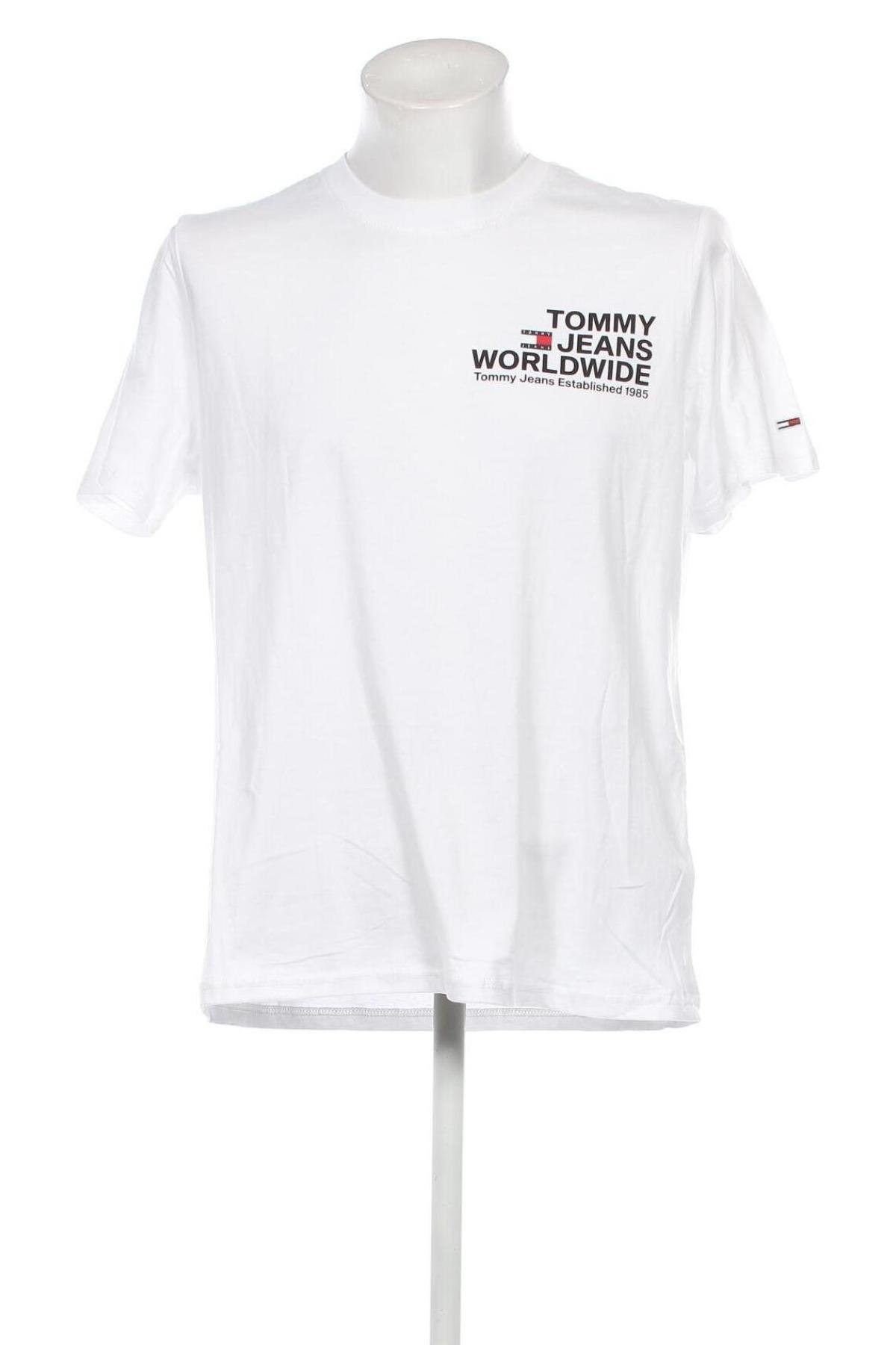 Pánske tričko  Tommy Jeans, Veľkosť XL, Farba Biela, Cena  39,69 €