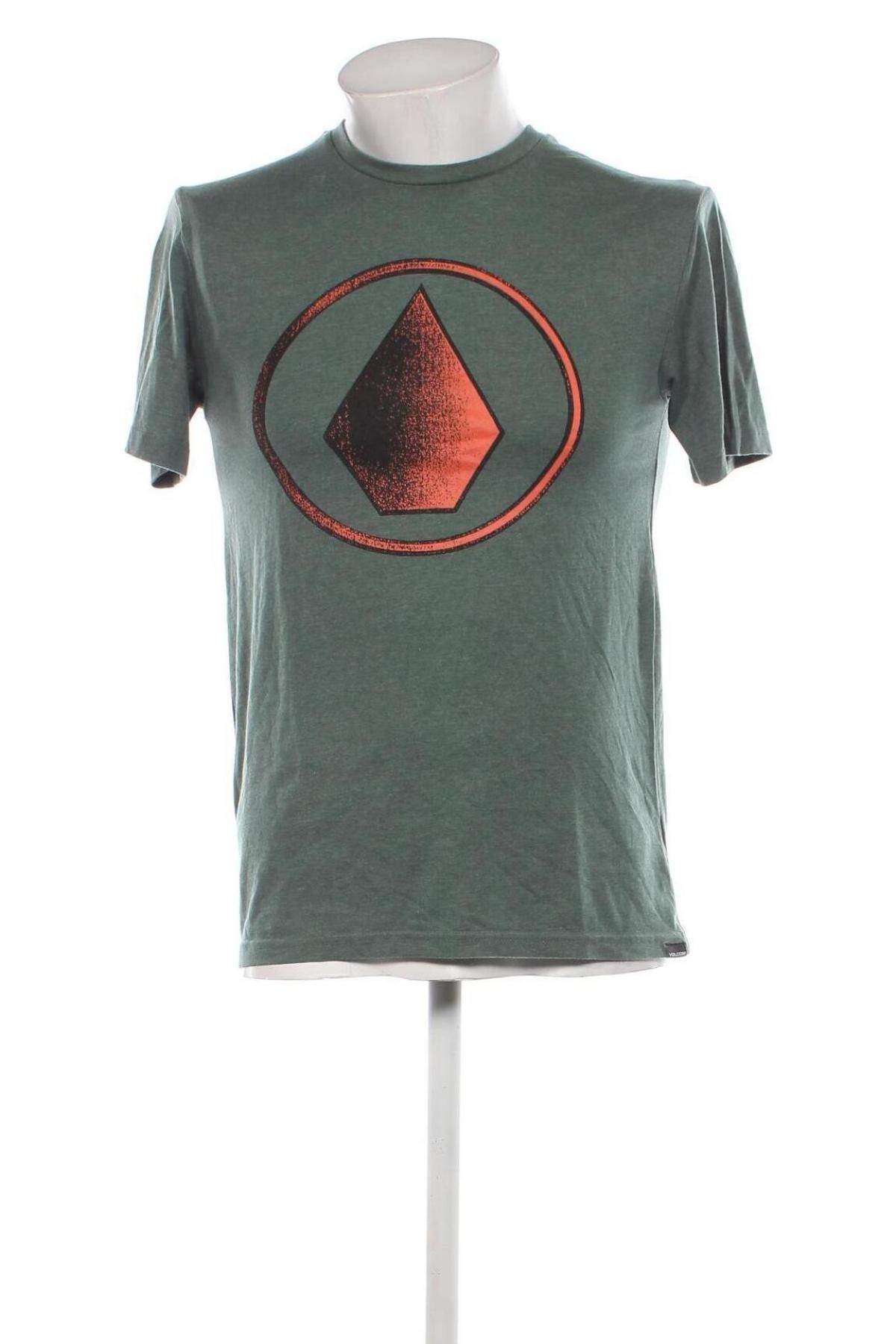 Ανδρικό t-shirt Volcom, Μέγεθος S, Χρώμα Πράσινο, Τιμή 15,46 €