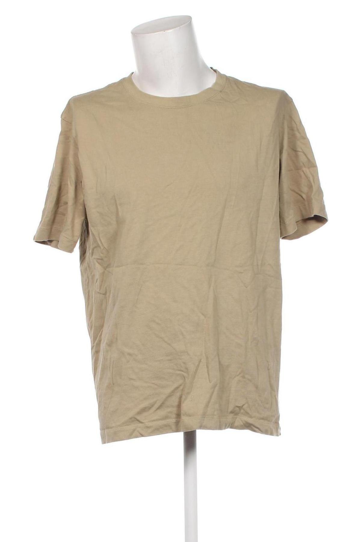 Ανδρικό t-shirt Zara, Μέγεθος XL, Χρώμα  Μπέζ, Τιμή 9,41 €