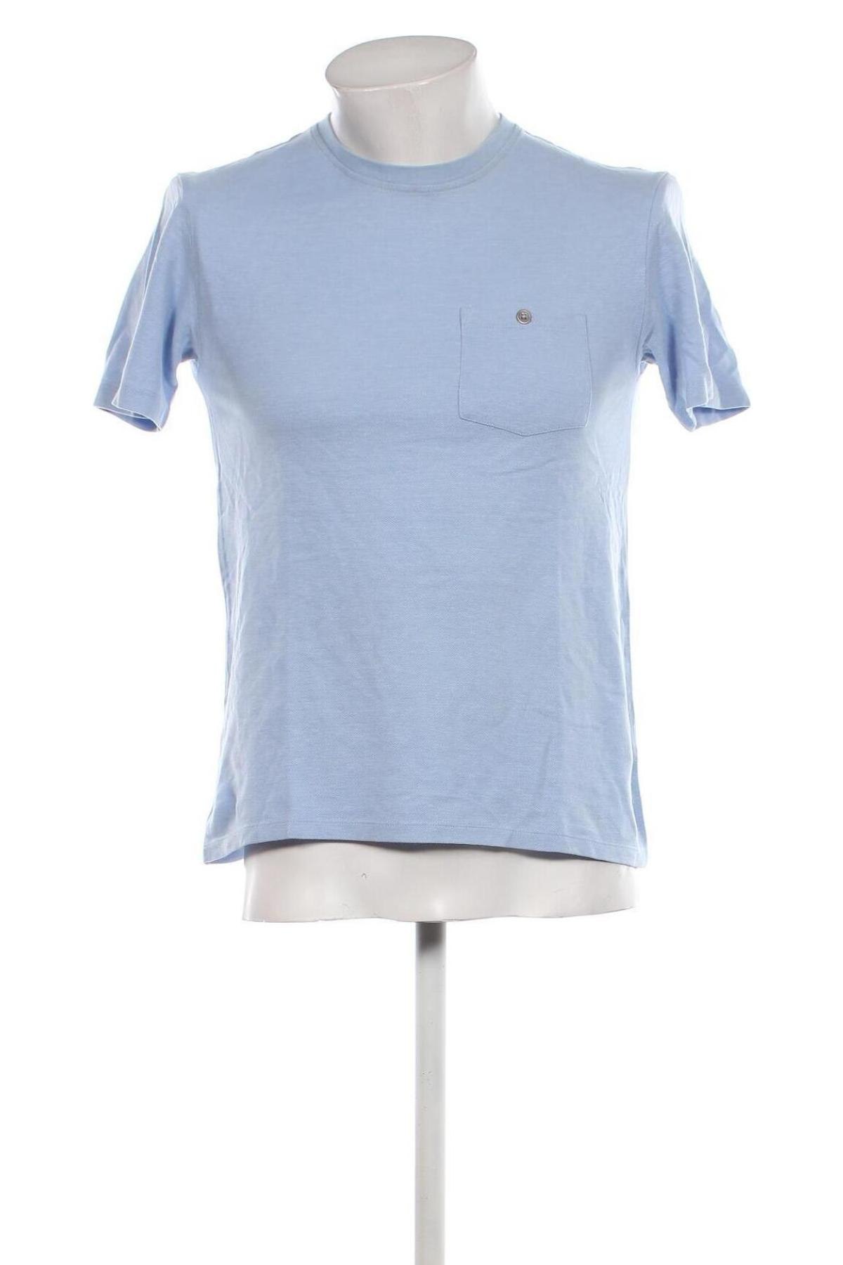 Herren T-Shirt Zara, Größe M, Farbe Blau, Preis 10,57 €