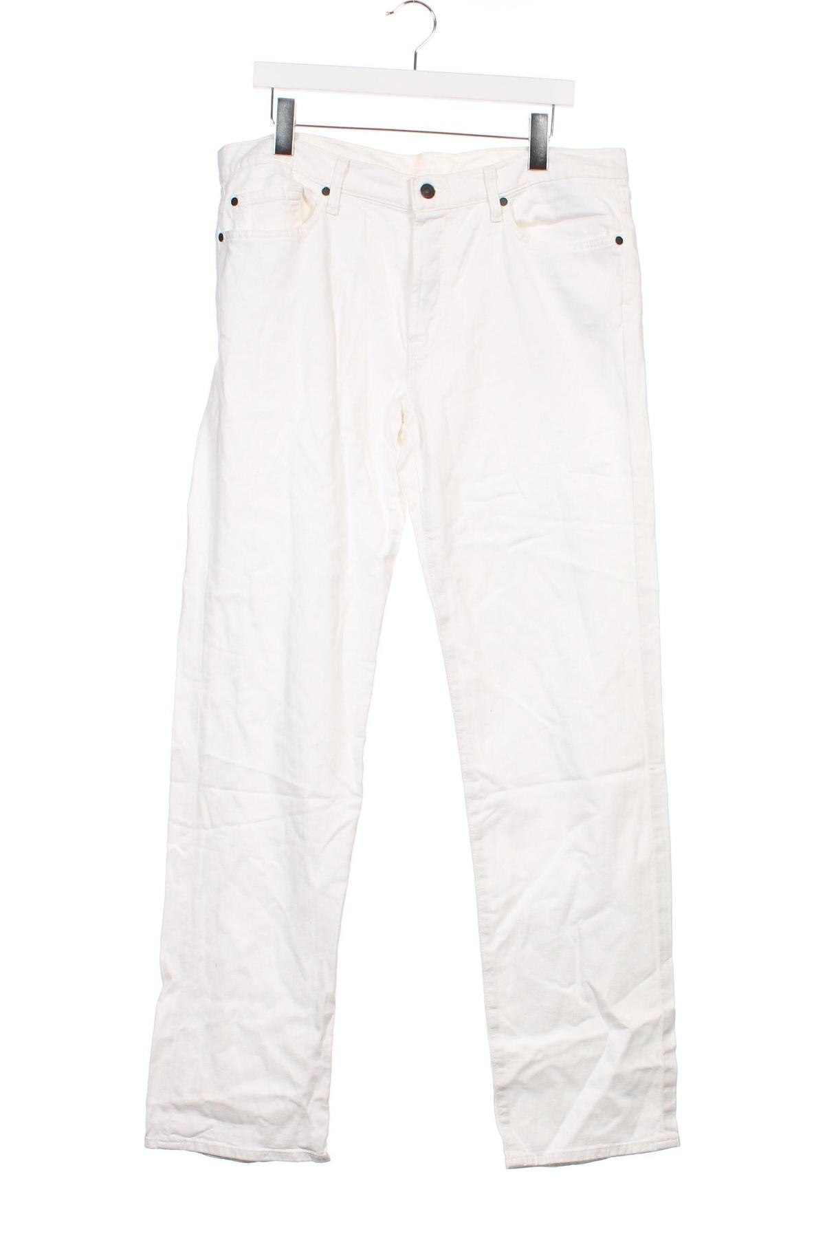Męskie jeansy, Rozmiar XL, Kolor Biały, Cena 83,48 zł