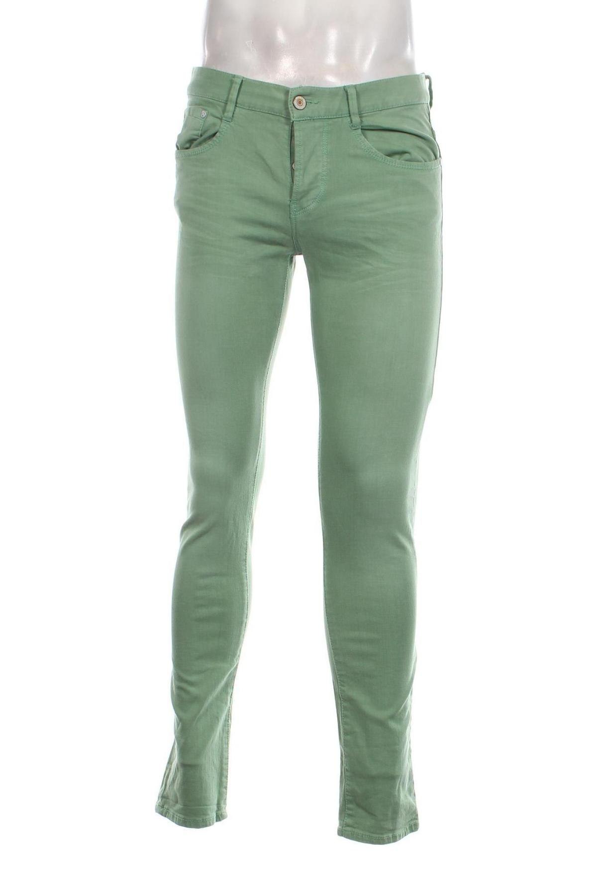 Herren Jeans Bershka, Größe L, Farbe Grün, Preis 9,08 €