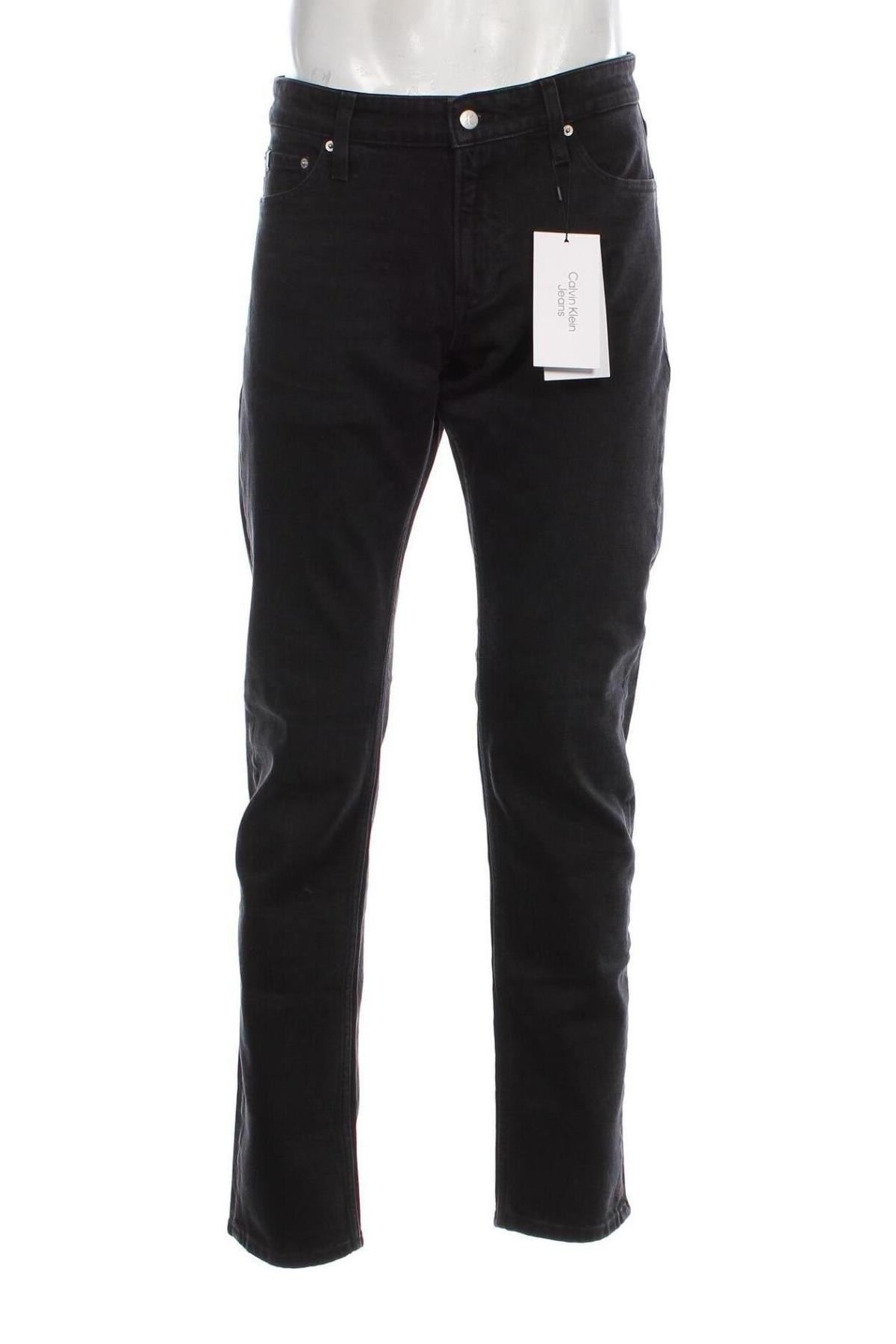 Blugi de bărbați Calvin Klein Jeans, Mărime L, Culoare Negru, Preț 430,59 Lei