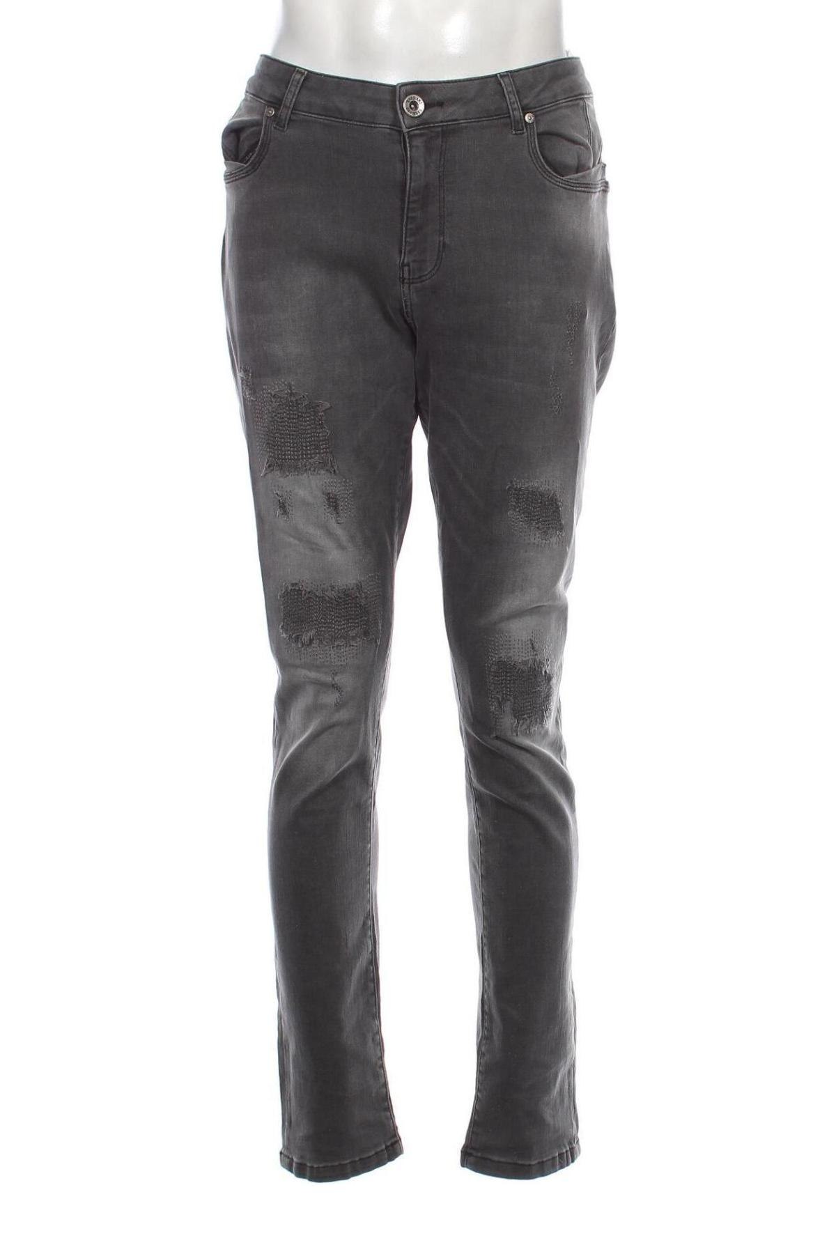 Herren Jeans Gabbiano, Größe L, Farbe Grau, Preis € 23,97