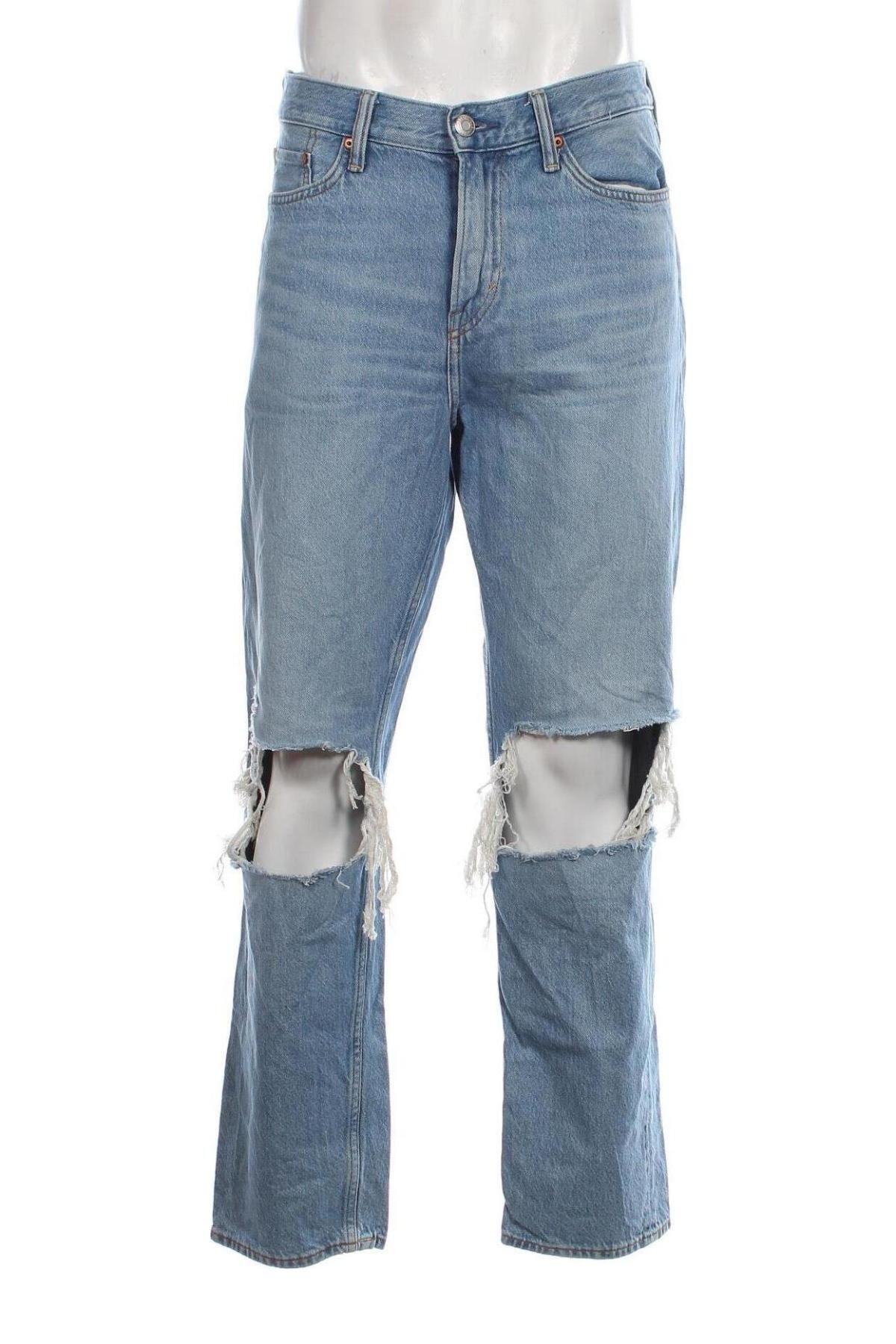 Herren Jeans H&M, Größe L, Farbe Blau, Preis 8,45 €
