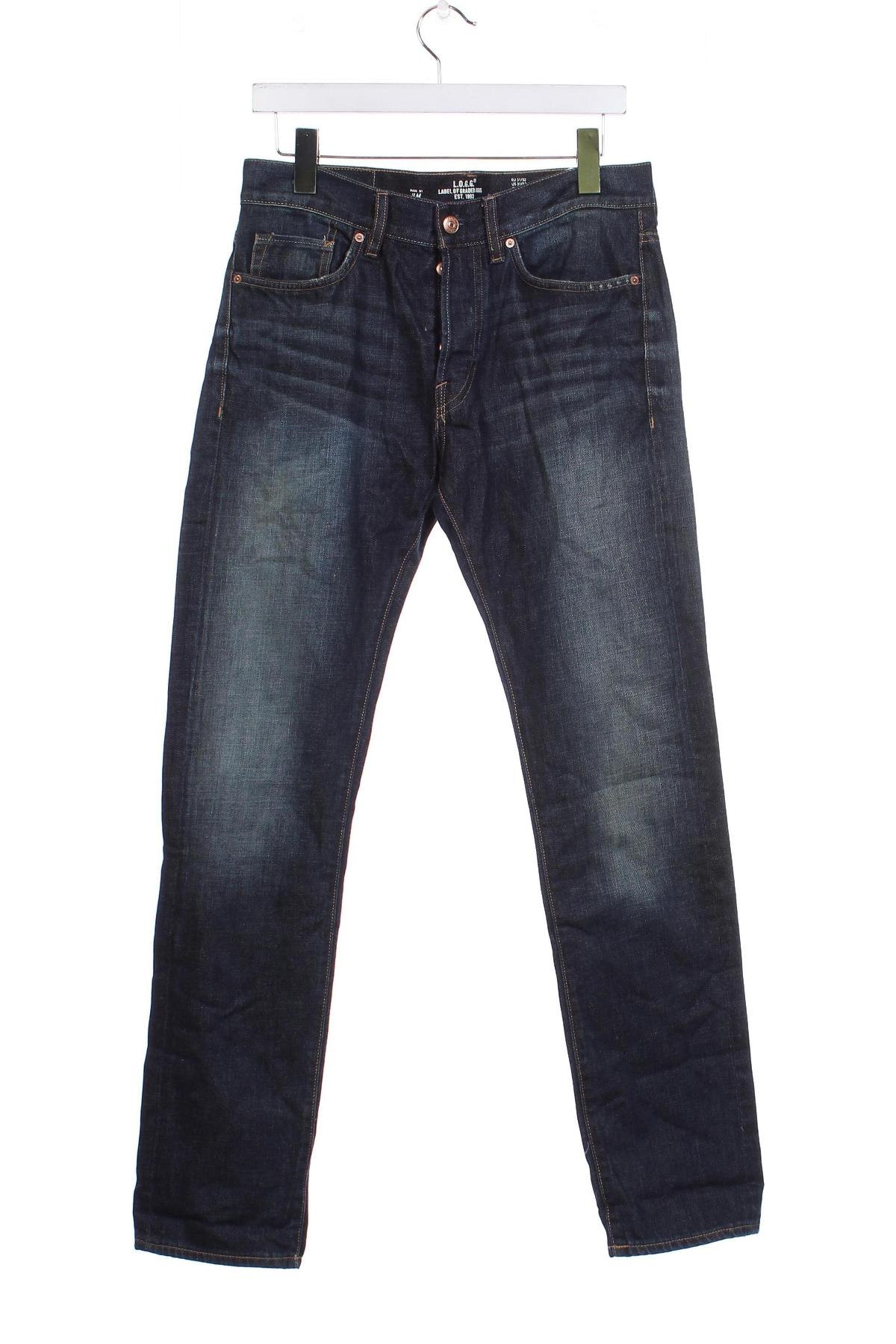 Herren Jeans H&M L.O.G.G., Größe S, Farbe Blau, Preis 20,18 €