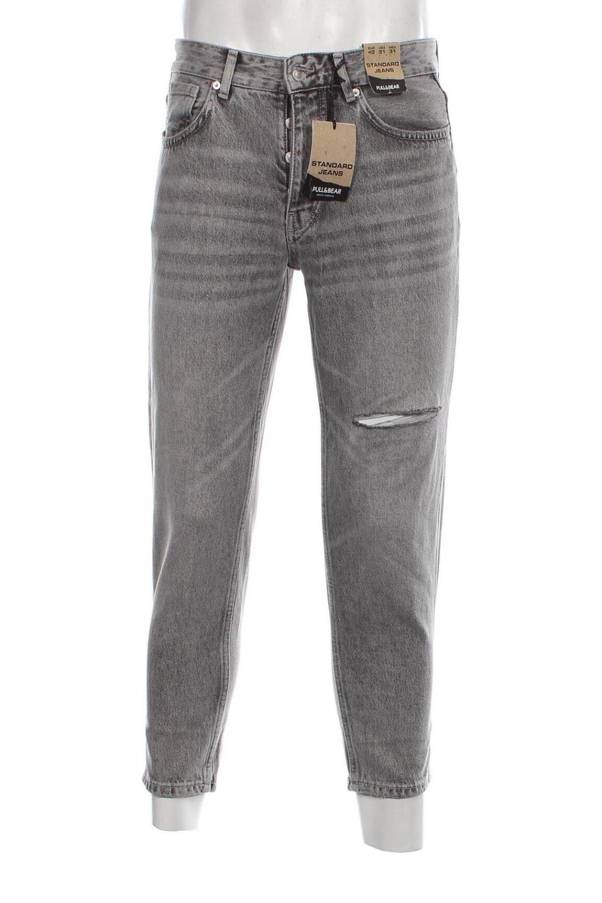 Herren Jeans Pull&Bear, Größe M, Farbe Grau, Preis € 16,01