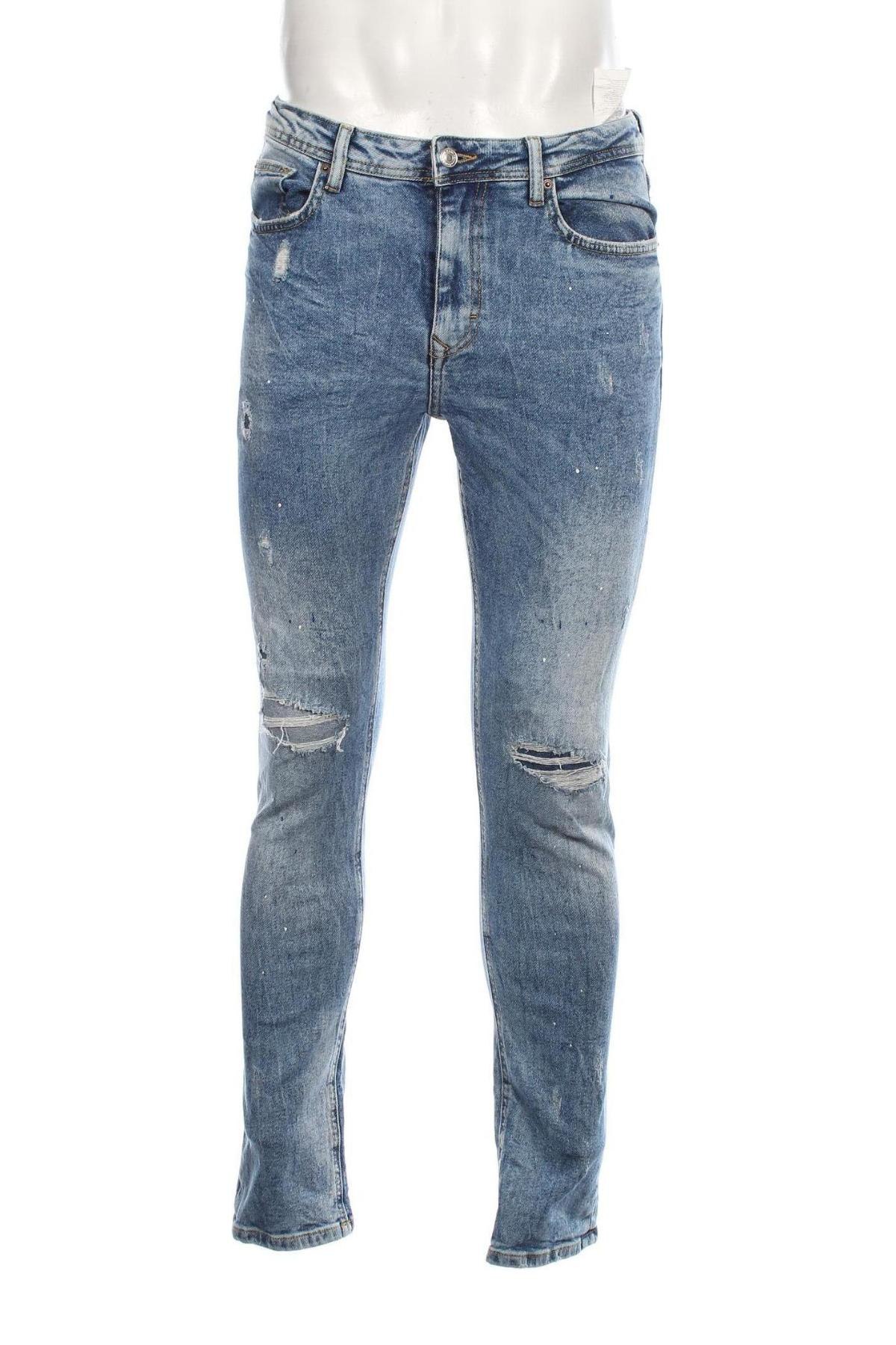 Pánské džíny  Zara, Velikost M, Barva Modrá, Cena  215,00 Kč