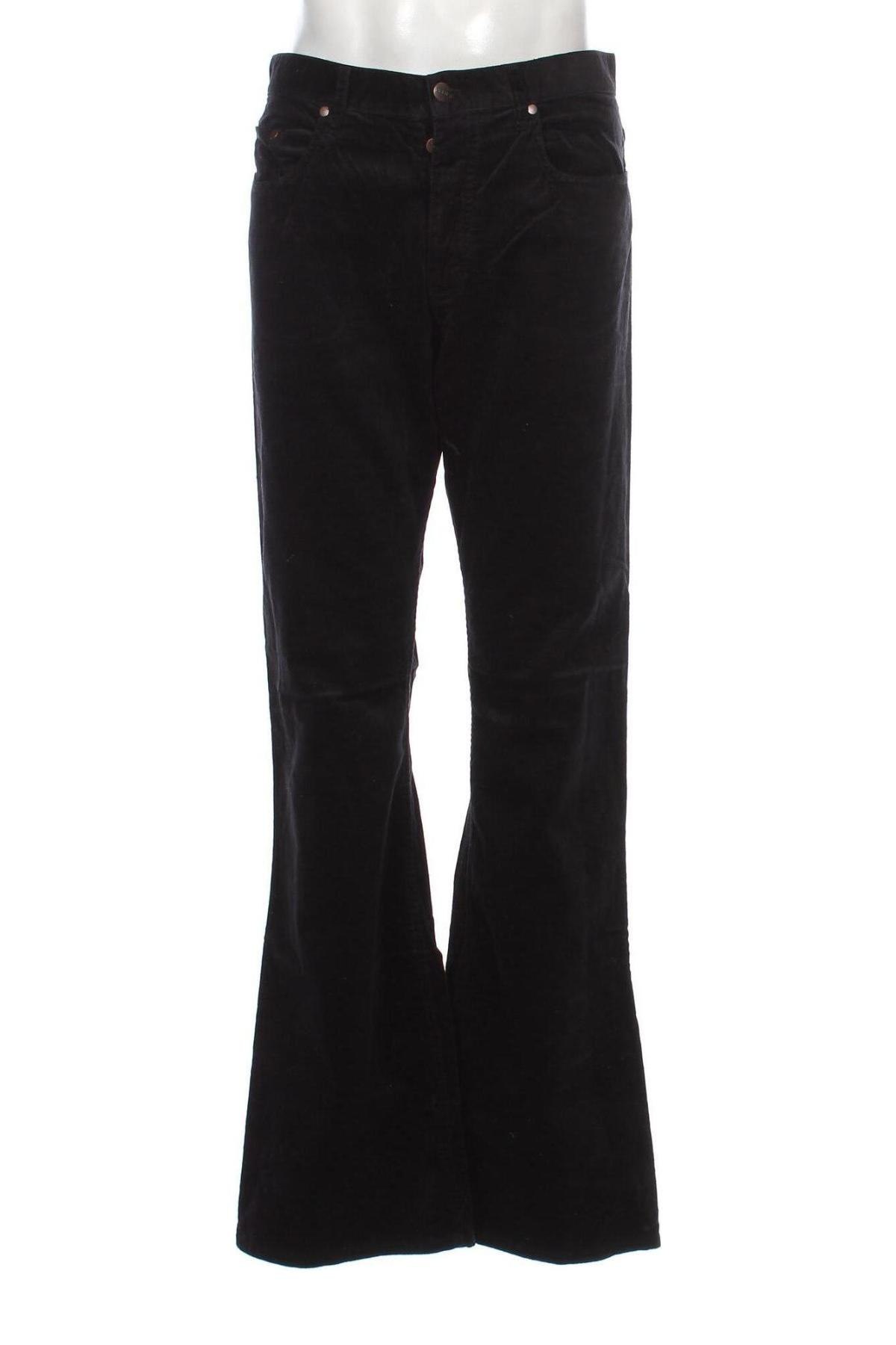 Pantaloni raiați de bărbați H&M Divided, Mărime L, Culoare Negru, Preț 33,39 Lei