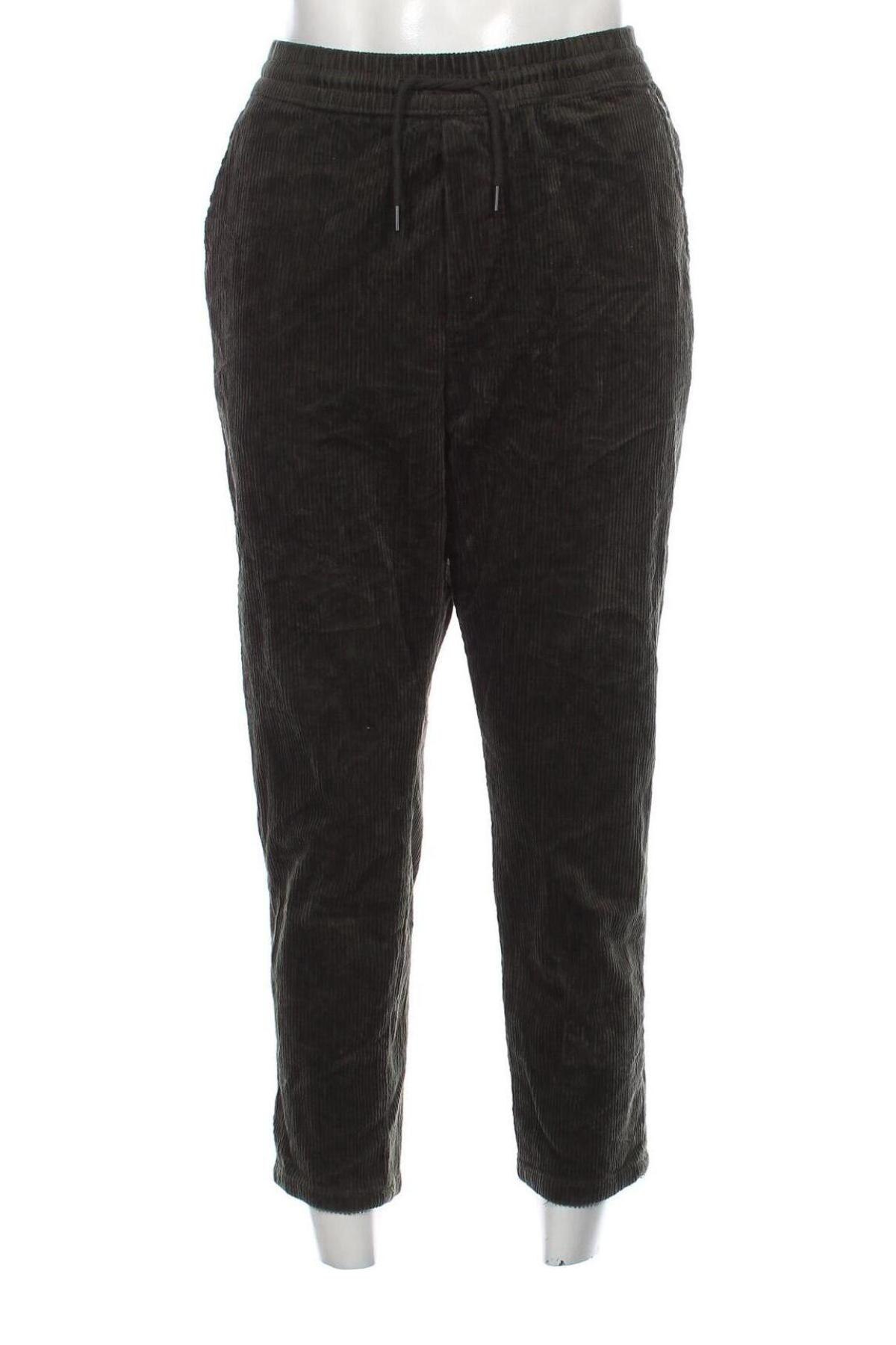 Pantaloni raiați de bărbați Only & Sons, Mărime XL, Culoare Verde, Preț 42,93 Lei
