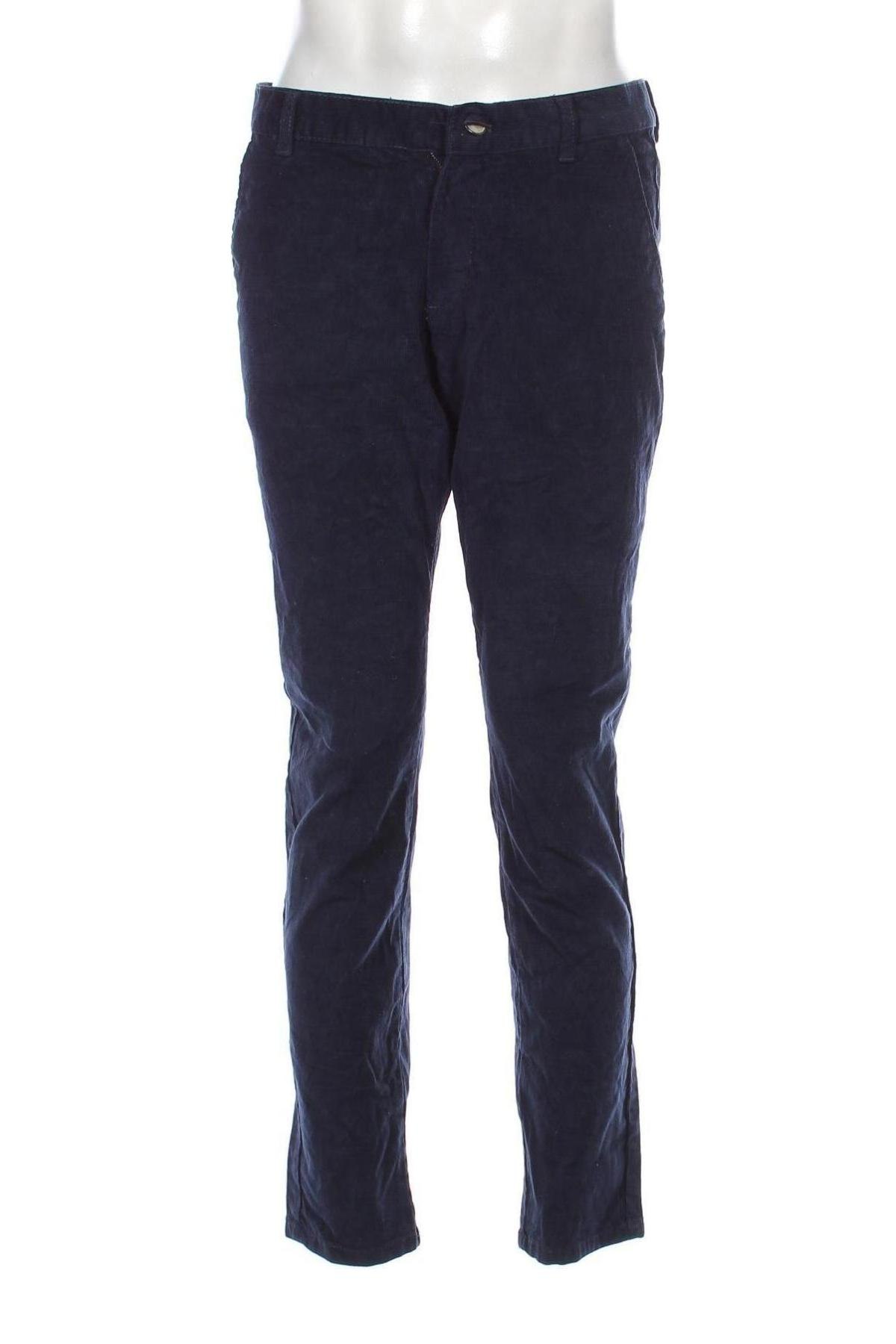 Pantaloni raiați de bărbați Su, Mărime M, Culoare Albastru, Preț 23,85 Lei
