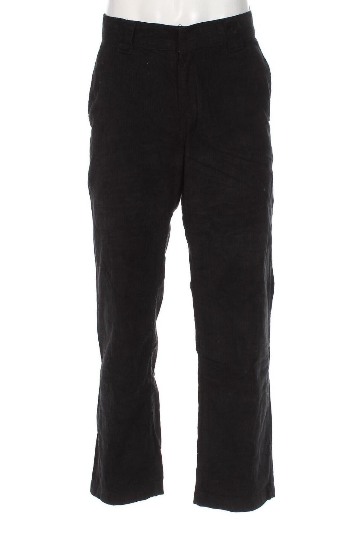 Ανδρικό κοτλέ παντελόνι Urban Classics, Μέγεθος M, Χρώμα Μαύρο, Τιμή 15,08 €