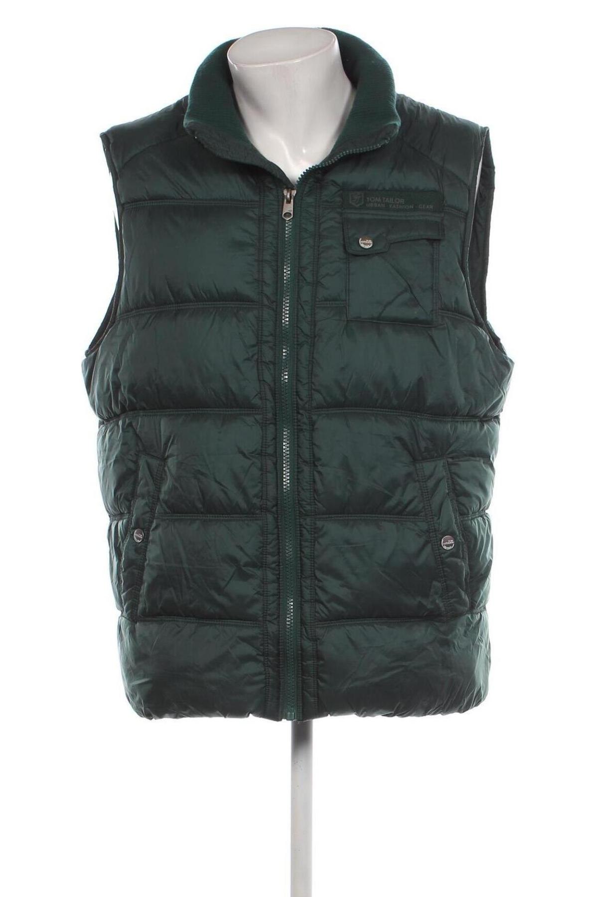 Vestă de bărbați Tom Tailor, Mărime XXL, Culoare Verde, Preț 156,91 Lei