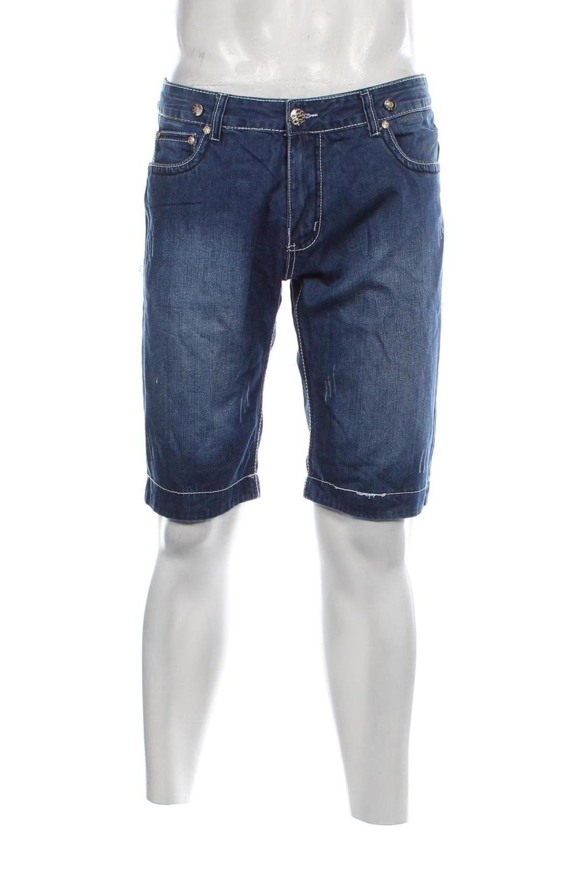 Ανδρικό κοντό παντελόνι, Μέγεθος M, Χρώμα Μπλέ, Τιμή 14,69 €