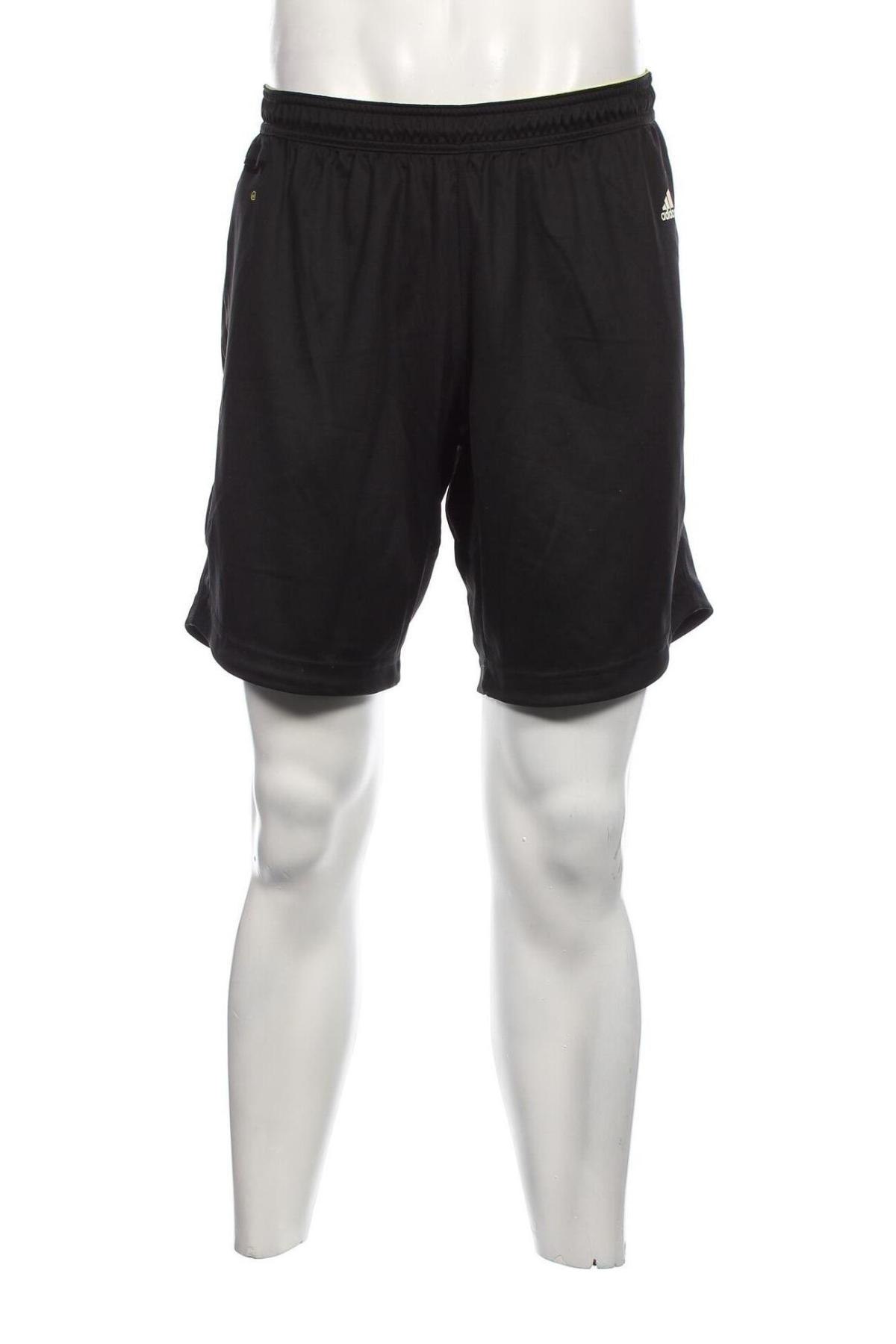 Ανδρικό κοντό παντελόνι Adidas, Μέγεθος M, Χρώμα Μαύρο, Τιμή 19,98 €
