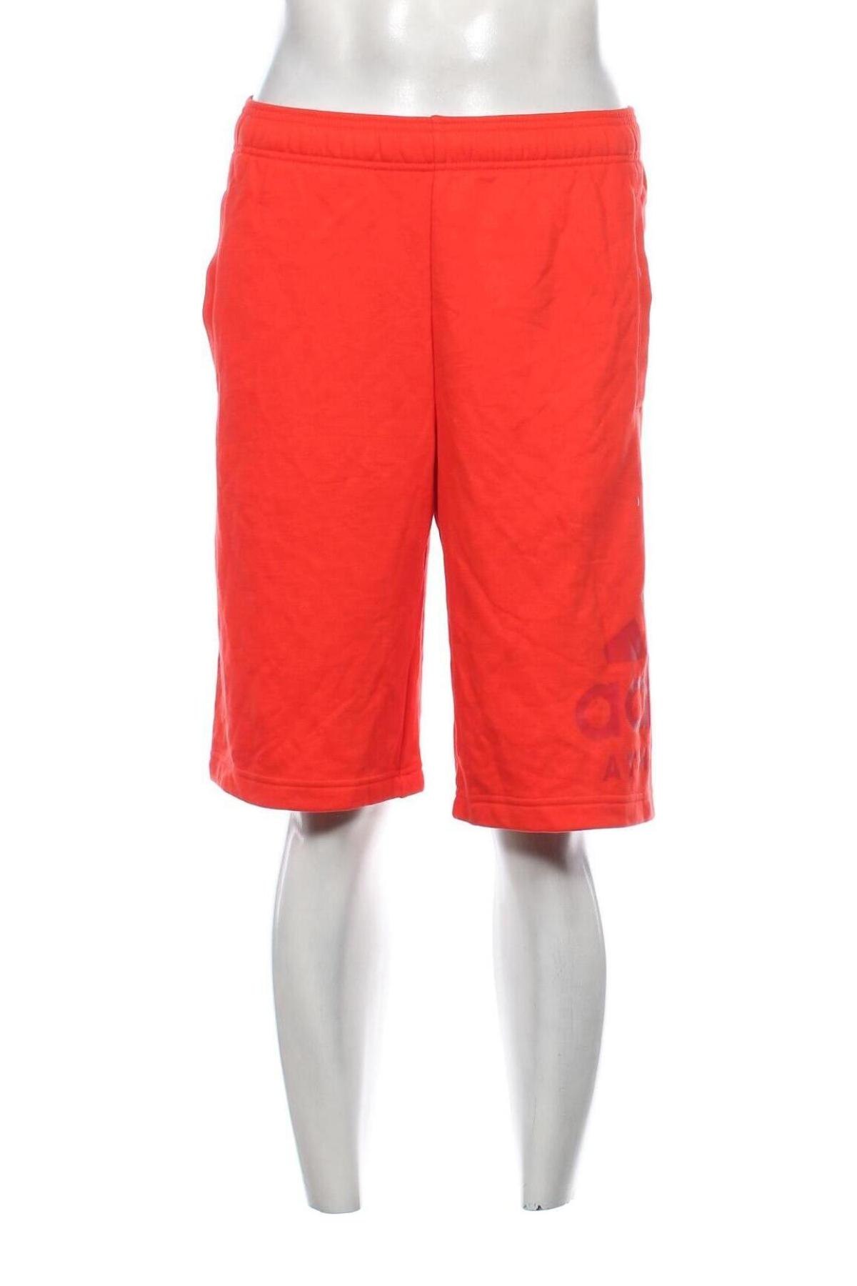 Ανδρικό κοντό παντελόνι Adidas, Μέγεθος M, Χρώμα Κόκκινο, Τιμή 19,98 €