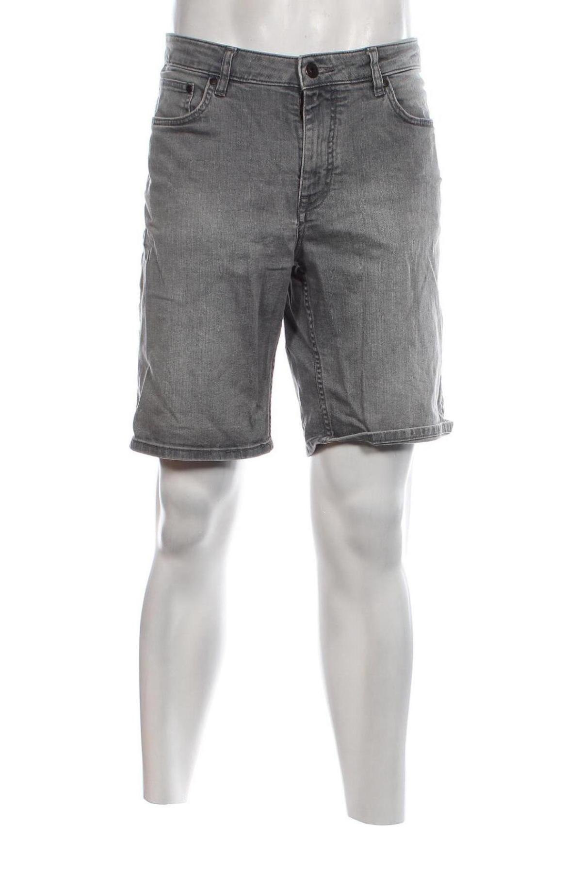 Ανδρικό κοντό παντελόνι Mango, Μέγεθος XL, Χρώμα Γκρί, Τιμή 26,90 €