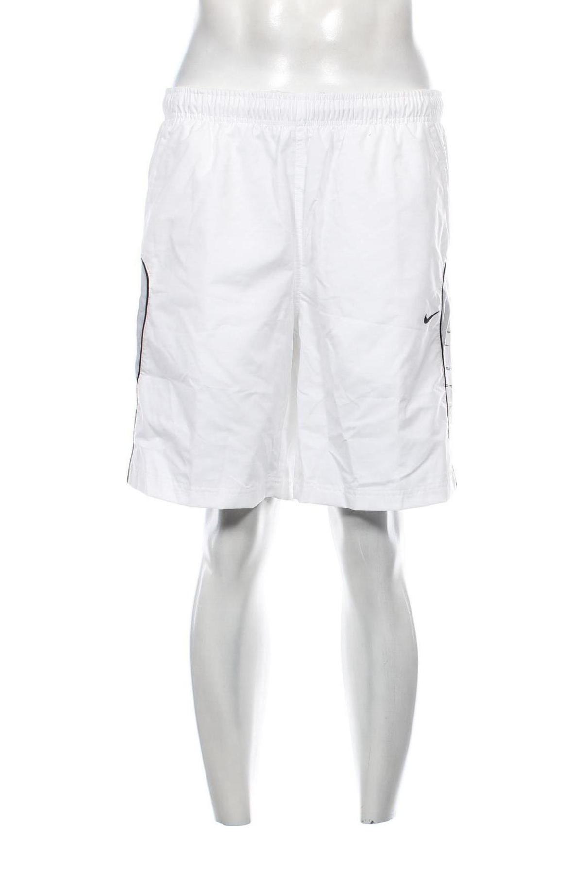 Мъжки къс панталон Nike, Размер L, Цвят Бял, Цена 73,15 лв.