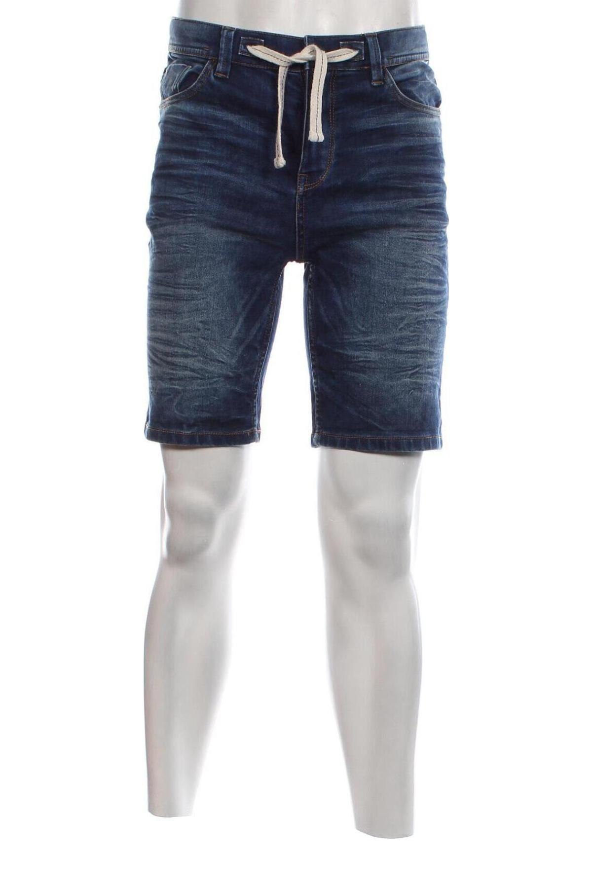 Мъжки къс панталон Savvy Denim, Размер S, Цвят Син, Цена 28,48 лв.