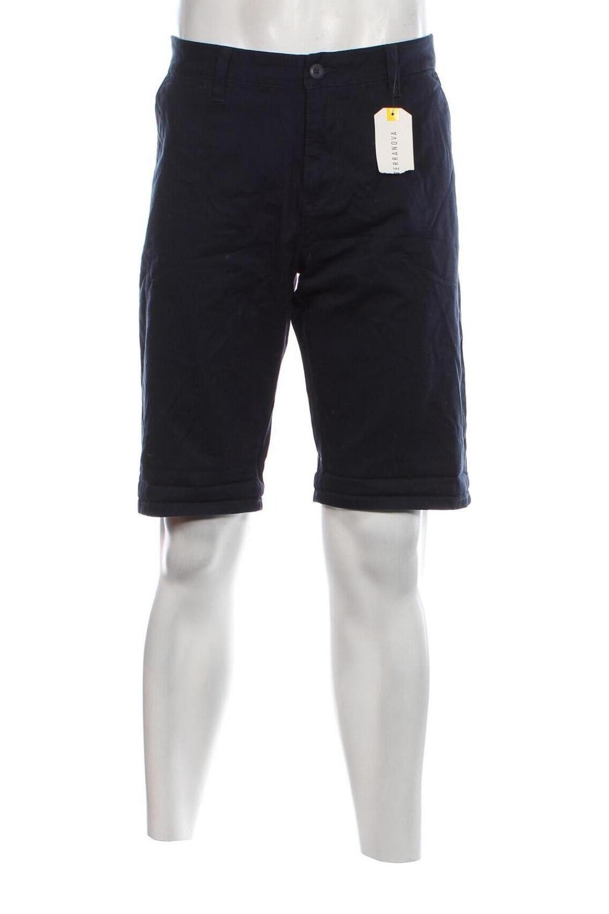 Ανδρικό κοντό παντελόνι Terranova, Μέγεθος L, Χρώμα Μπλέ, Τιμή 24,74 €