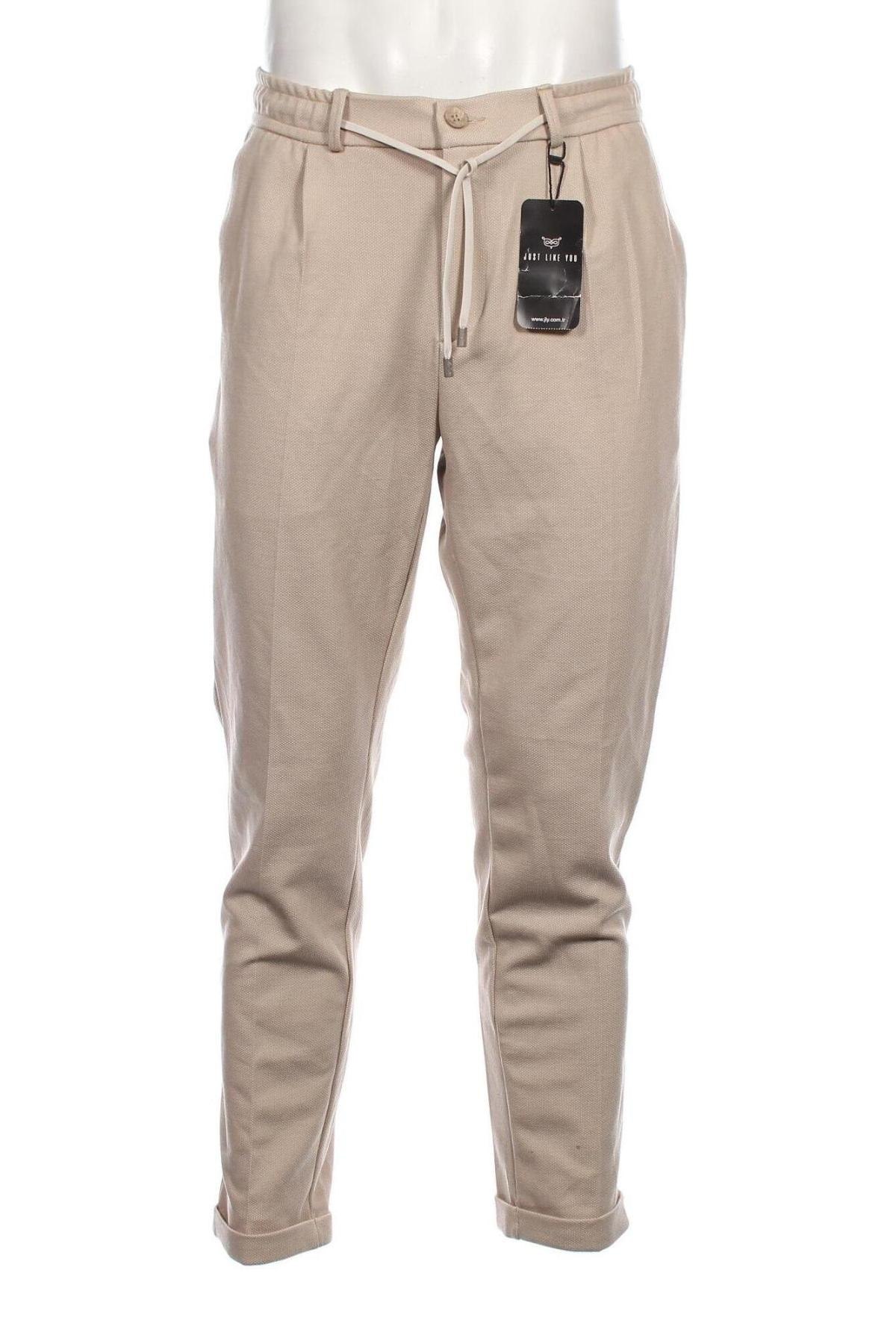 Pantaloni de bărbați, Mărime XL, Culoare Bej, Preț 122,57 Lei