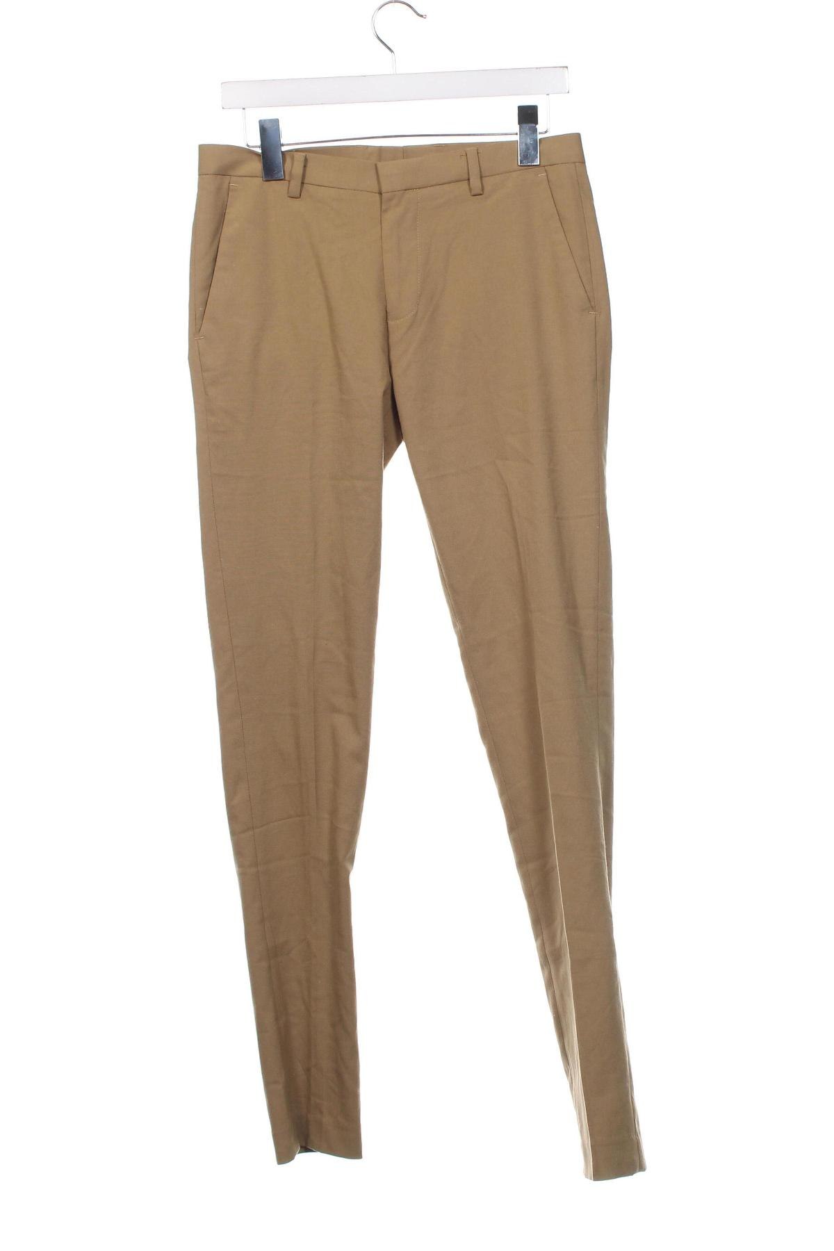 Мъжки панталон ASOS, Размер XS, Цвят Бежов, Цена 18,45 лв.