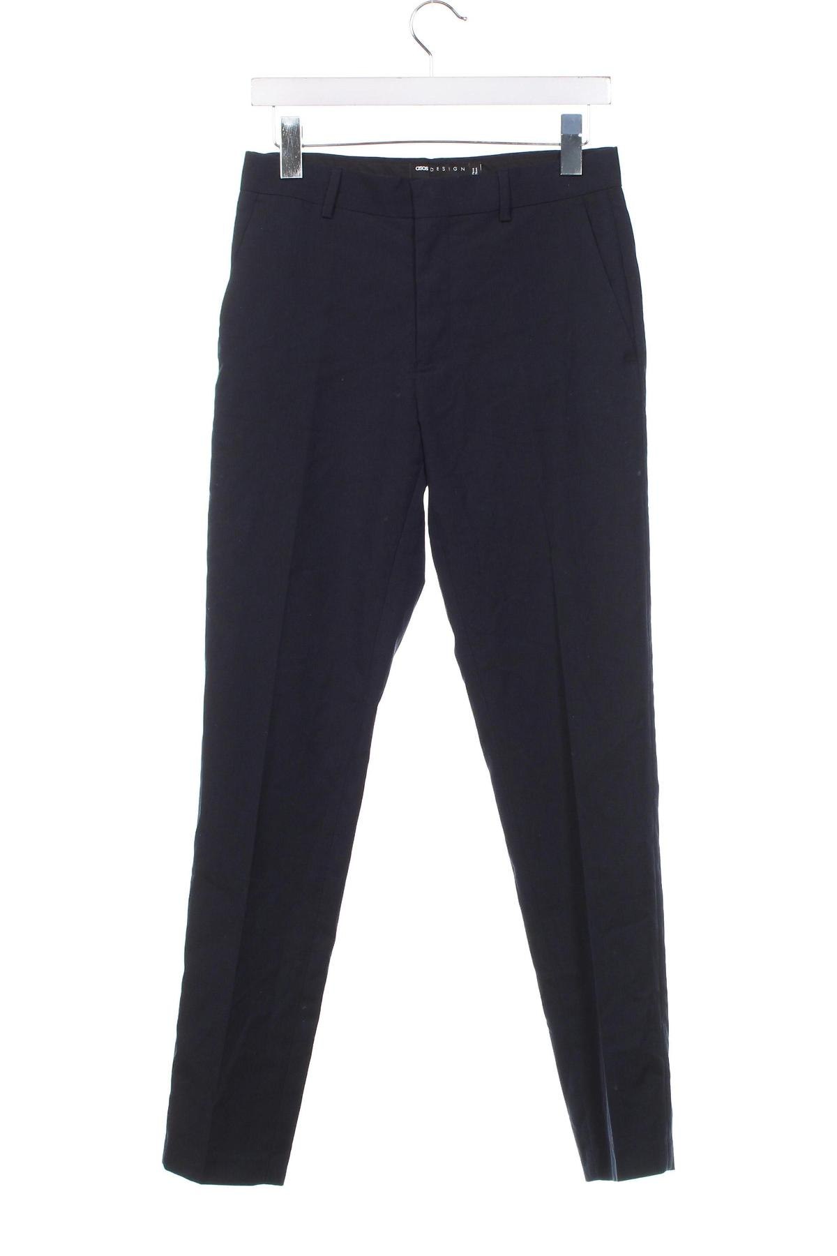 Ανδρικό παντελόνι ASOS, Μέγεθος S, Χρώμα Μπλέ, Τιμή 7,61 €