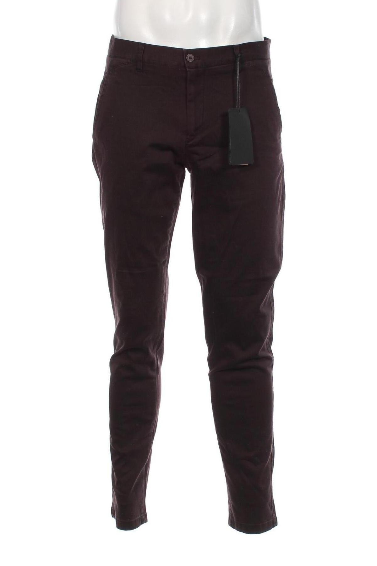 Мъжки панталон Andrews, Размер XL, Цвят Червен, Цена 23,37 лв.