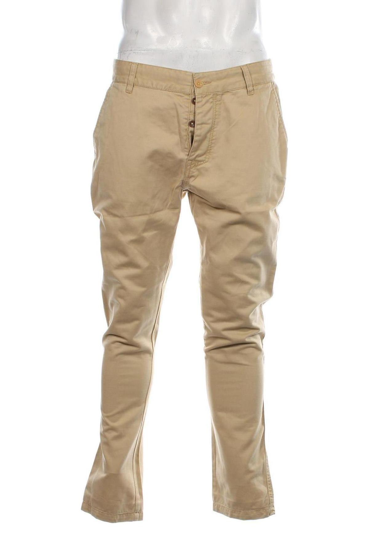 Herrenhose Bershka, Größe L, Farbe Beige, Preis € 8,46