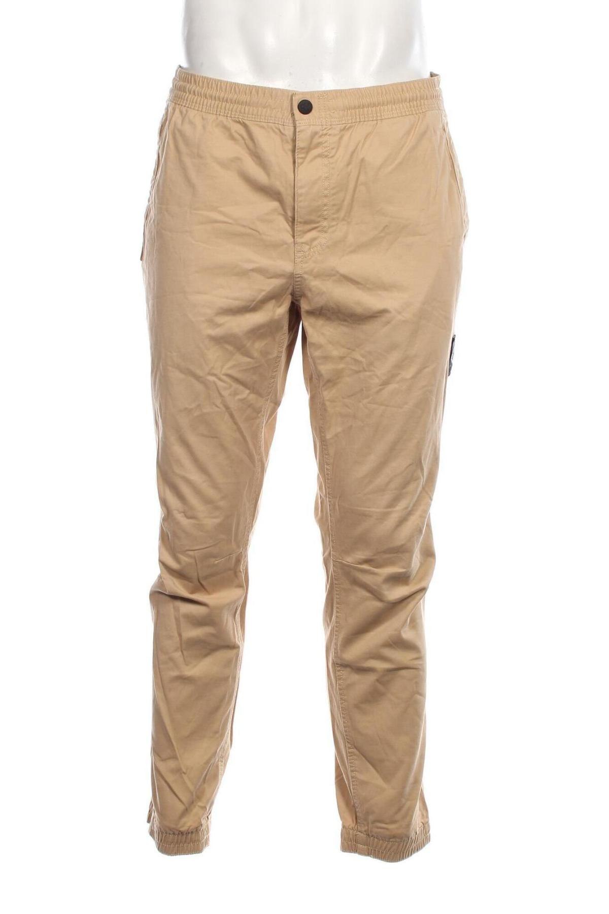 Herrenhose Calvin Klein Jeans, Größe L, Farbe Beige, Preis 80,41 €