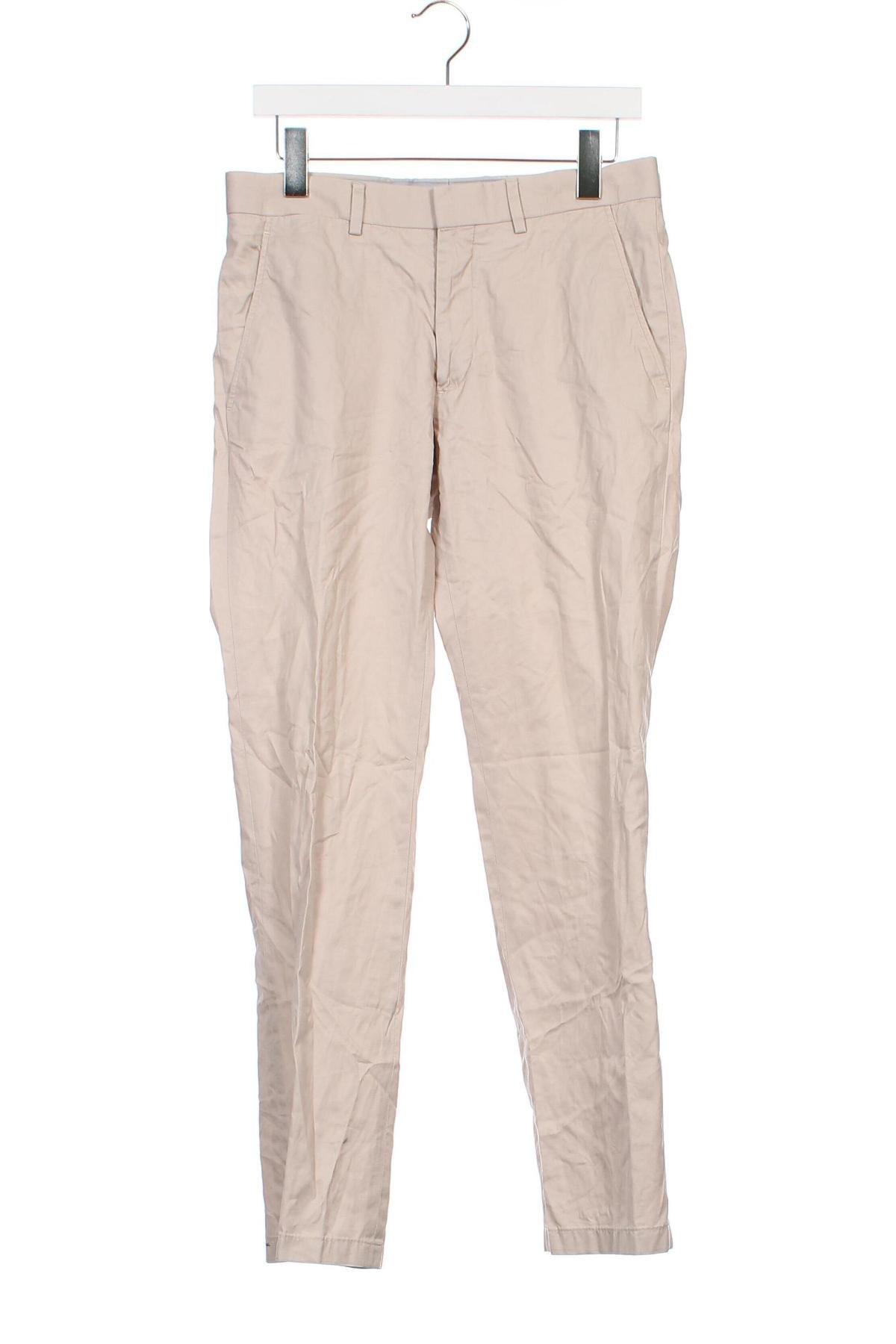 Pánské kalhoty  H&M, Velikost S, Barva Béžová, Cena  185,00 Kč