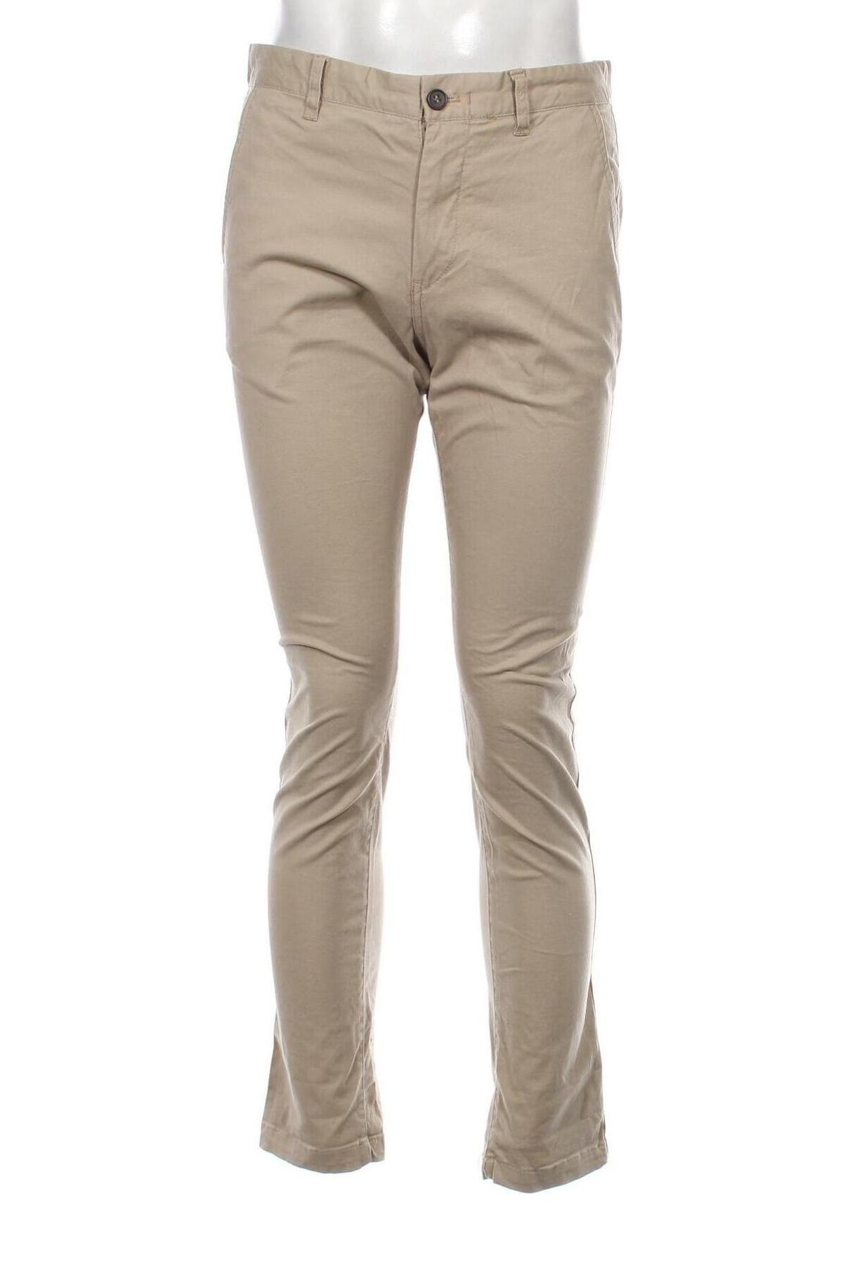 Herrenhose H&M L.O.G.G., Größe M, Farbe Beige, Preis 6,26 €