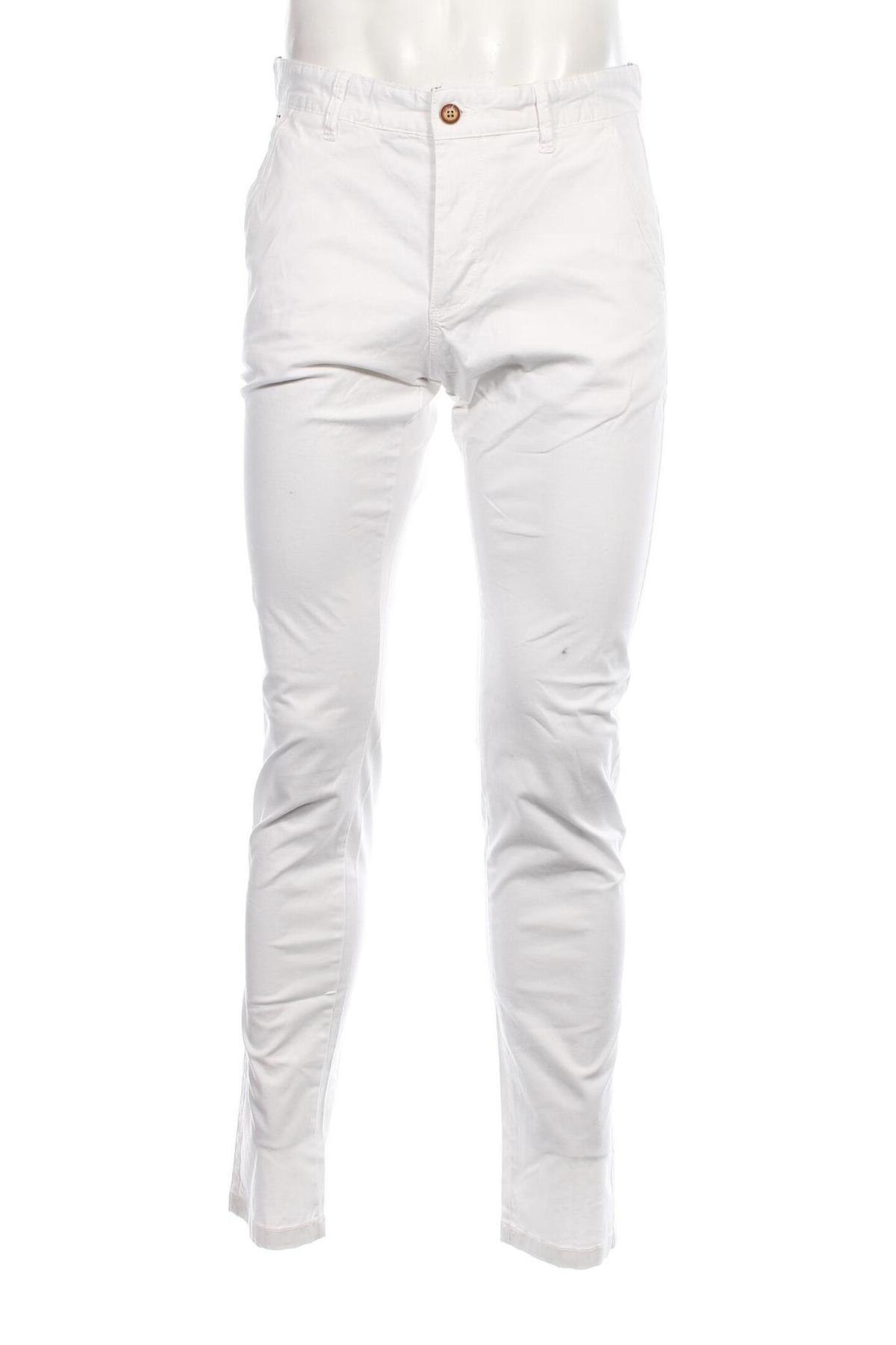 Pantaloni de bărbați Indicode, Mărime M, Culoare Alb, Preț 107,07 Lei