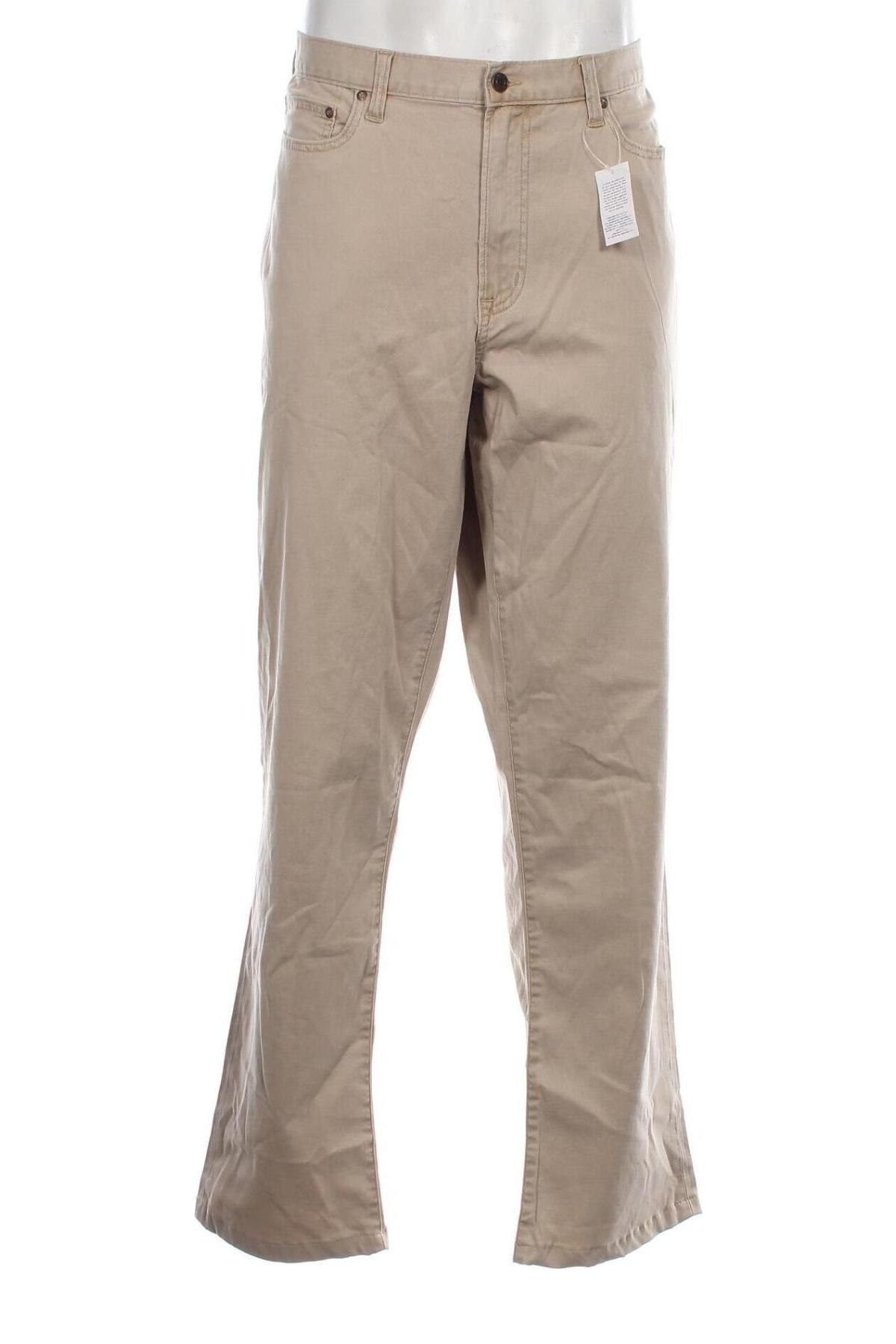 Pantaloni de bărbați Land's End, Mărime XXL, Culoare Maro, Preț 137,66 Lei