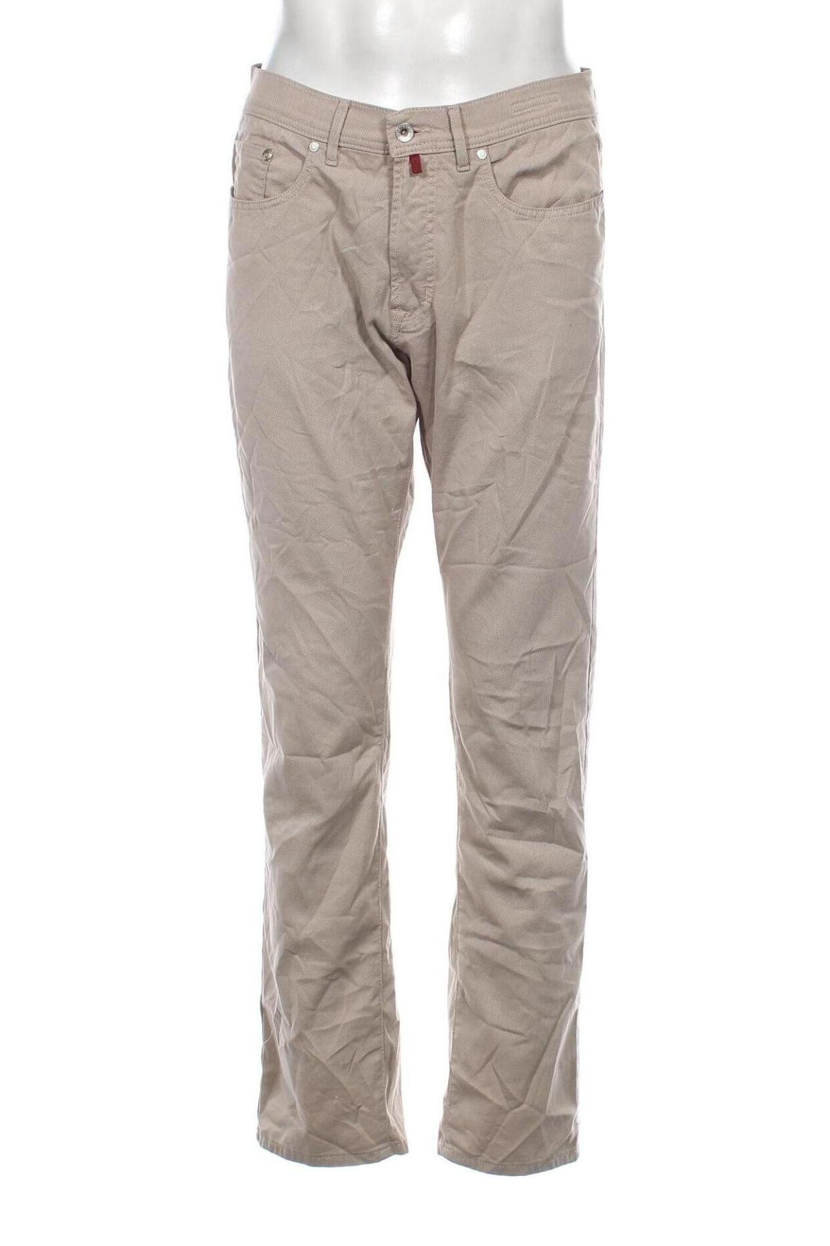 Pantaloni de bărbați Pierre Cardin, Mărime M, Culoare Bej, Preț 112,17 Lei