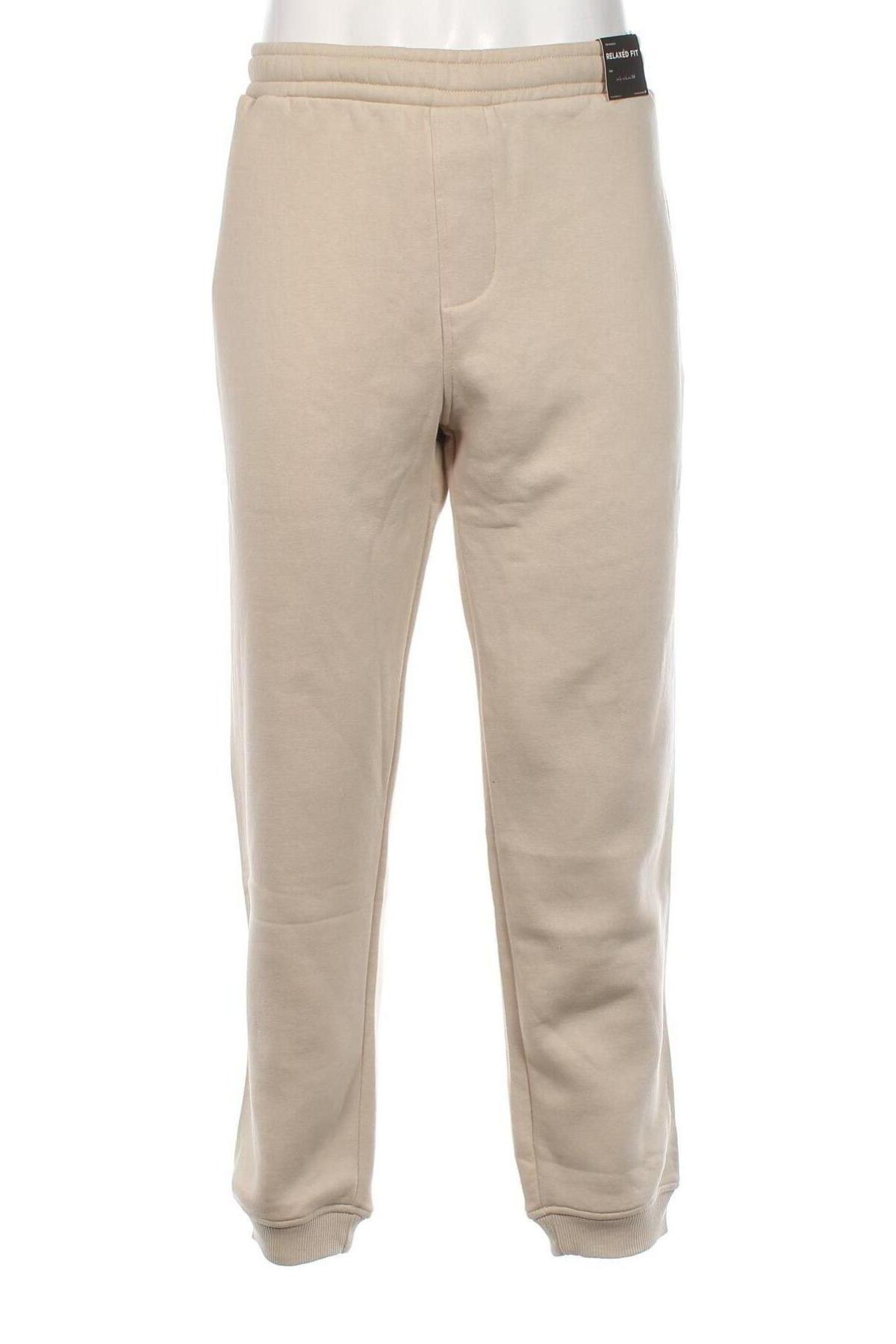 Мъжки панталон Pull&Bear, Размер L, Цвят Екрю, Цена 31,74 лв.