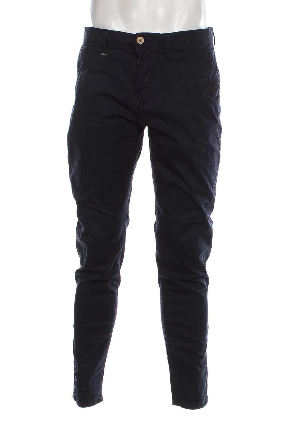 Ανδρικό παντελόνι Pull&Bear, Μέγεθος L, Χρώμα Μπλέ, Τιμή 8,45 €