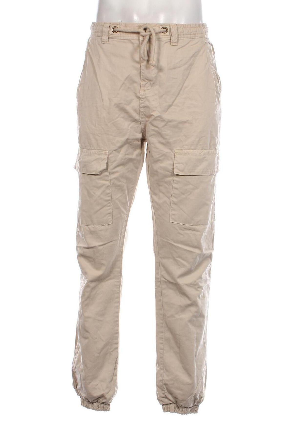 Мъжки панталон Urban Classics, Размер XXL, Цвят Бежов, Цена 38,50 лв.