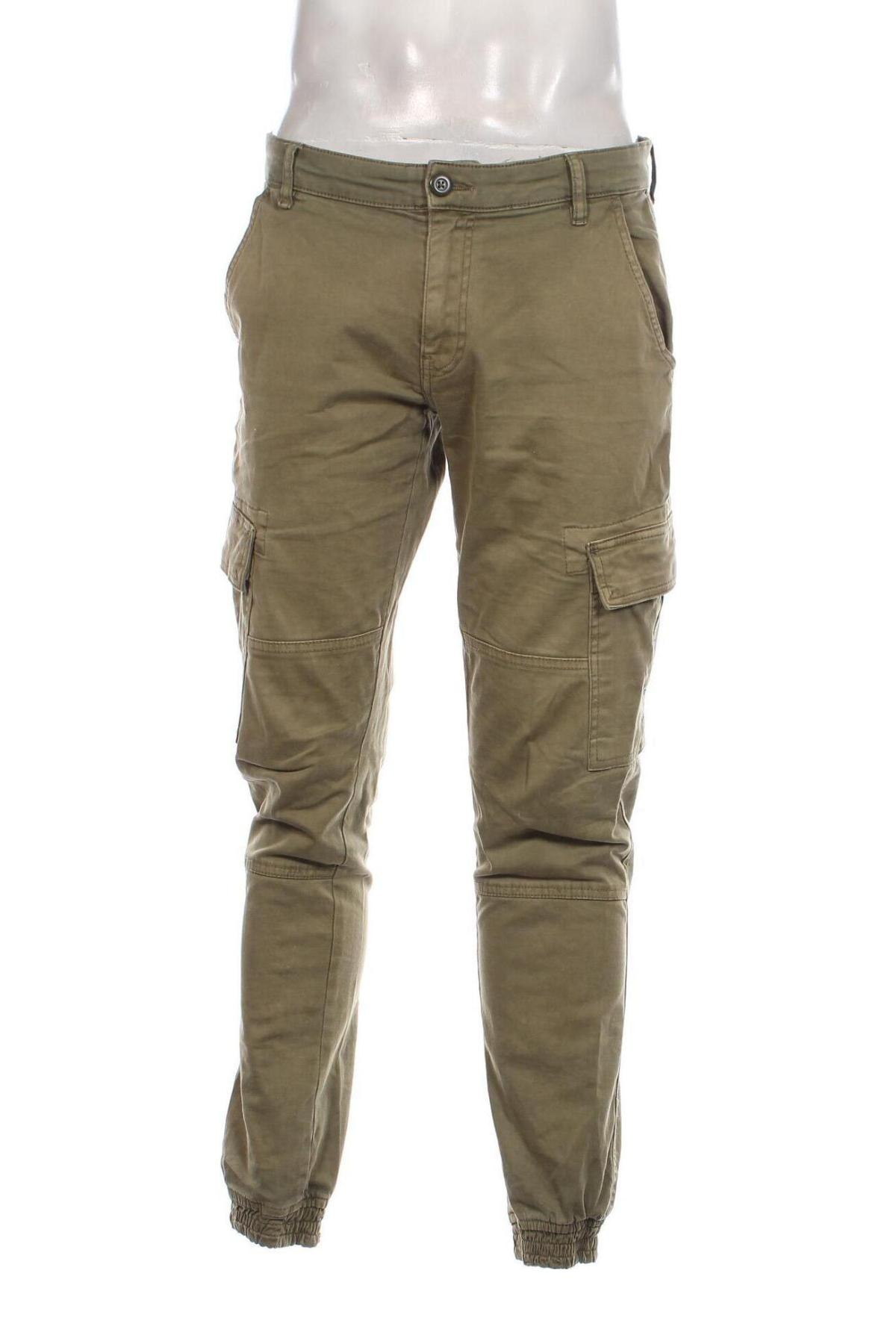 Pantaloni de bărbați Urban Classics, Mărime L, Culoare Verde, Preț 93,72 Lei