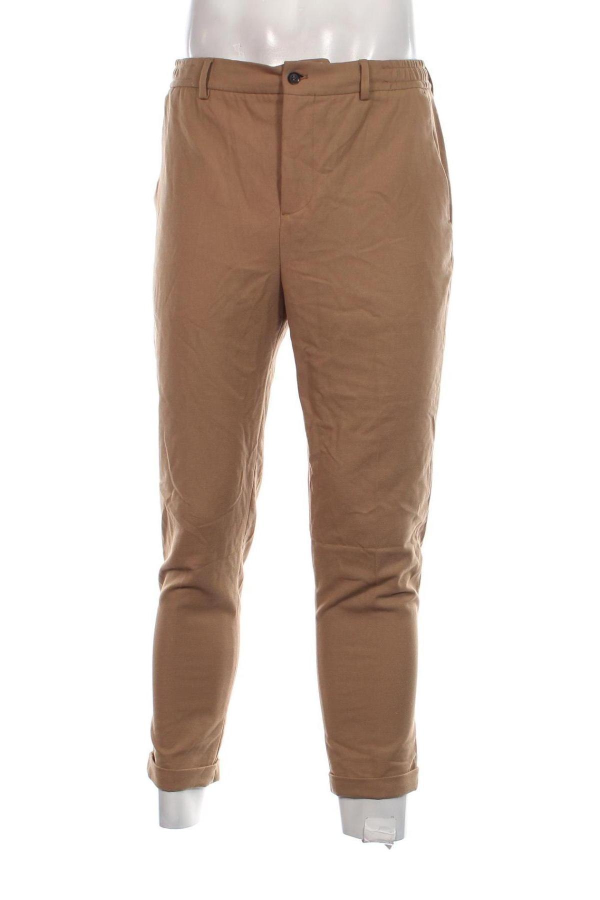 Herrenhose Zara, Größe L, Farbe Beige, Preis 7,52 €